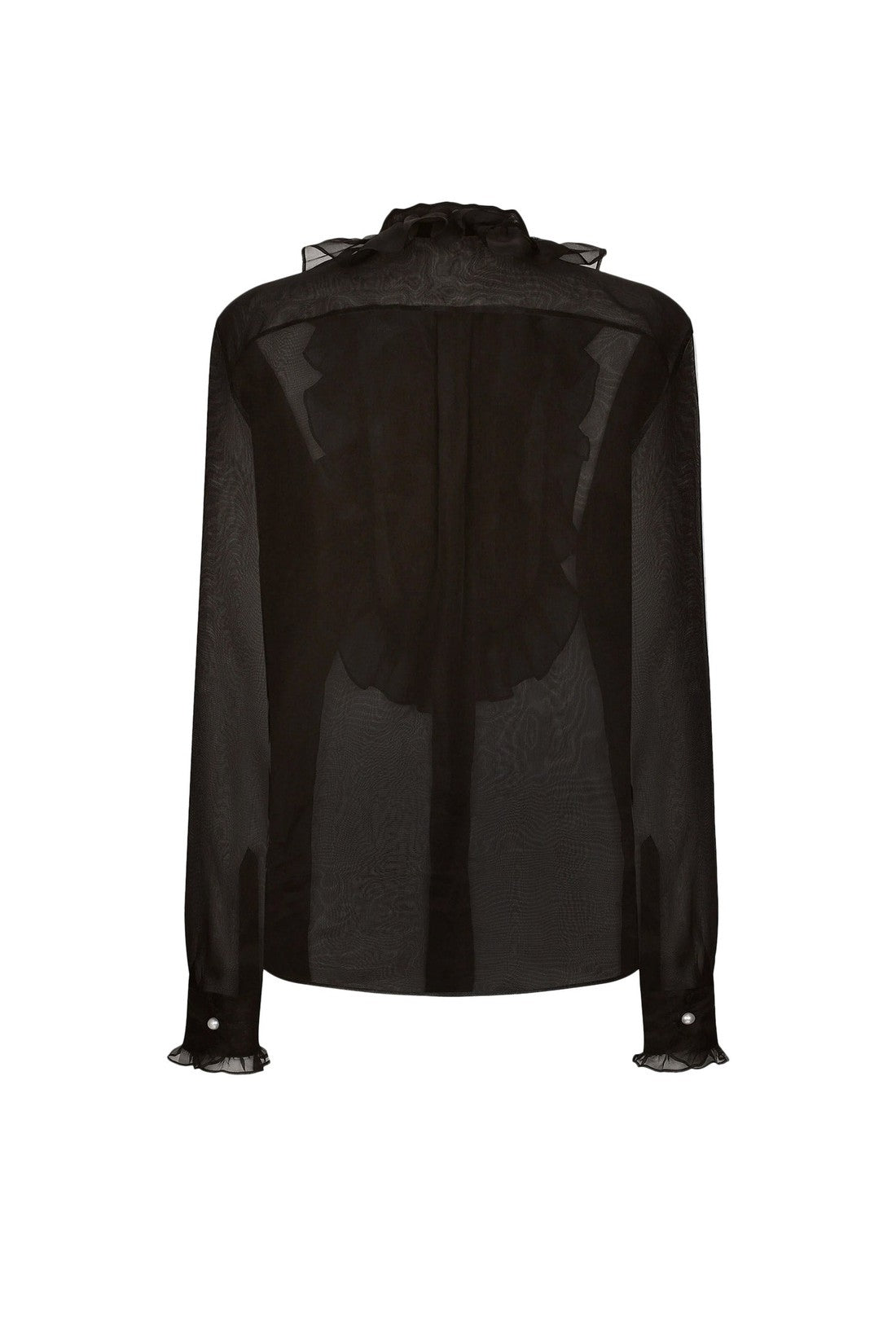 DOLCE & GABBANA-OUTLET-SALE-Organza shirt-ARCHIVIST