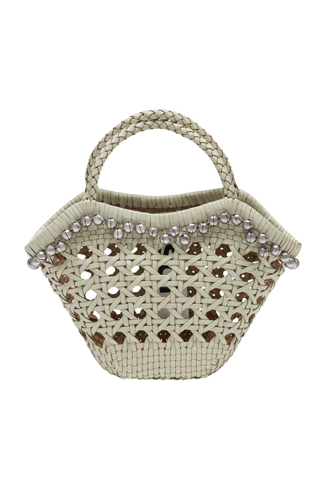 Einkaufstasche Lip - Osoi - Raphia - Weiß-Taschen-Osoi-One size-white-ARCHIVIST