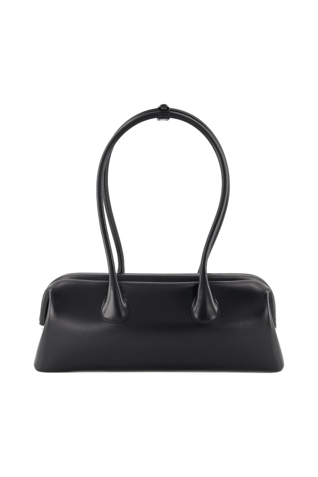 Schultertasche Boat Wide - Osoi - Leder - Schwarz-Taschen-Osoi-One size-black-ARCHIVIST