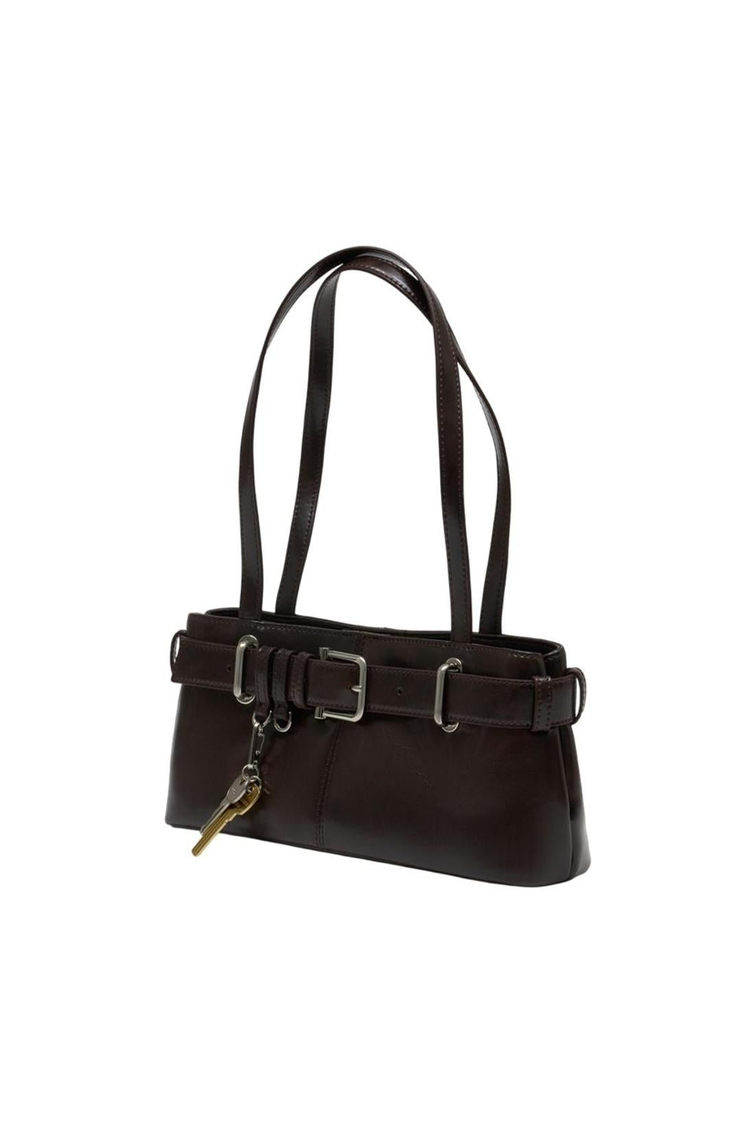 Shoulder Brocle Mini Tasche - Osoi - Leder - Braun-Taschen-Osoi-ARCHIVIST