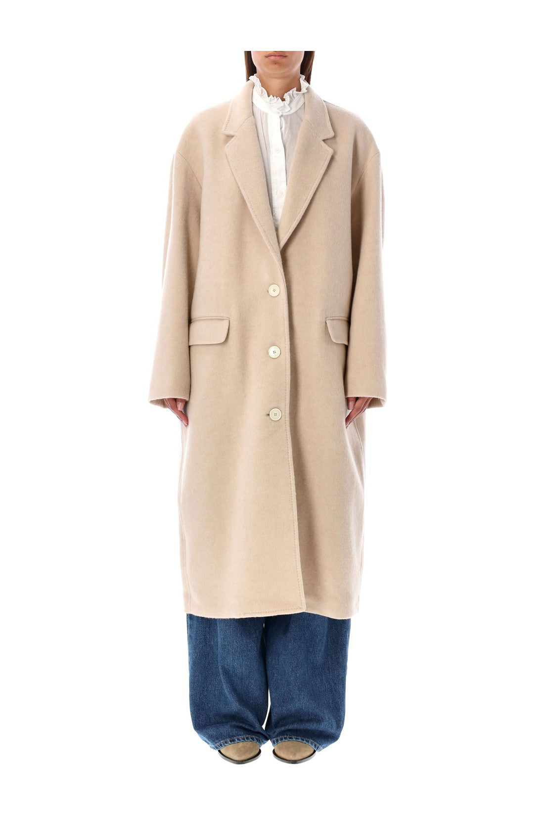 ISABEL MARANT-OUTLET-SALE-Outerwear BEIGE-ARCHIVIST