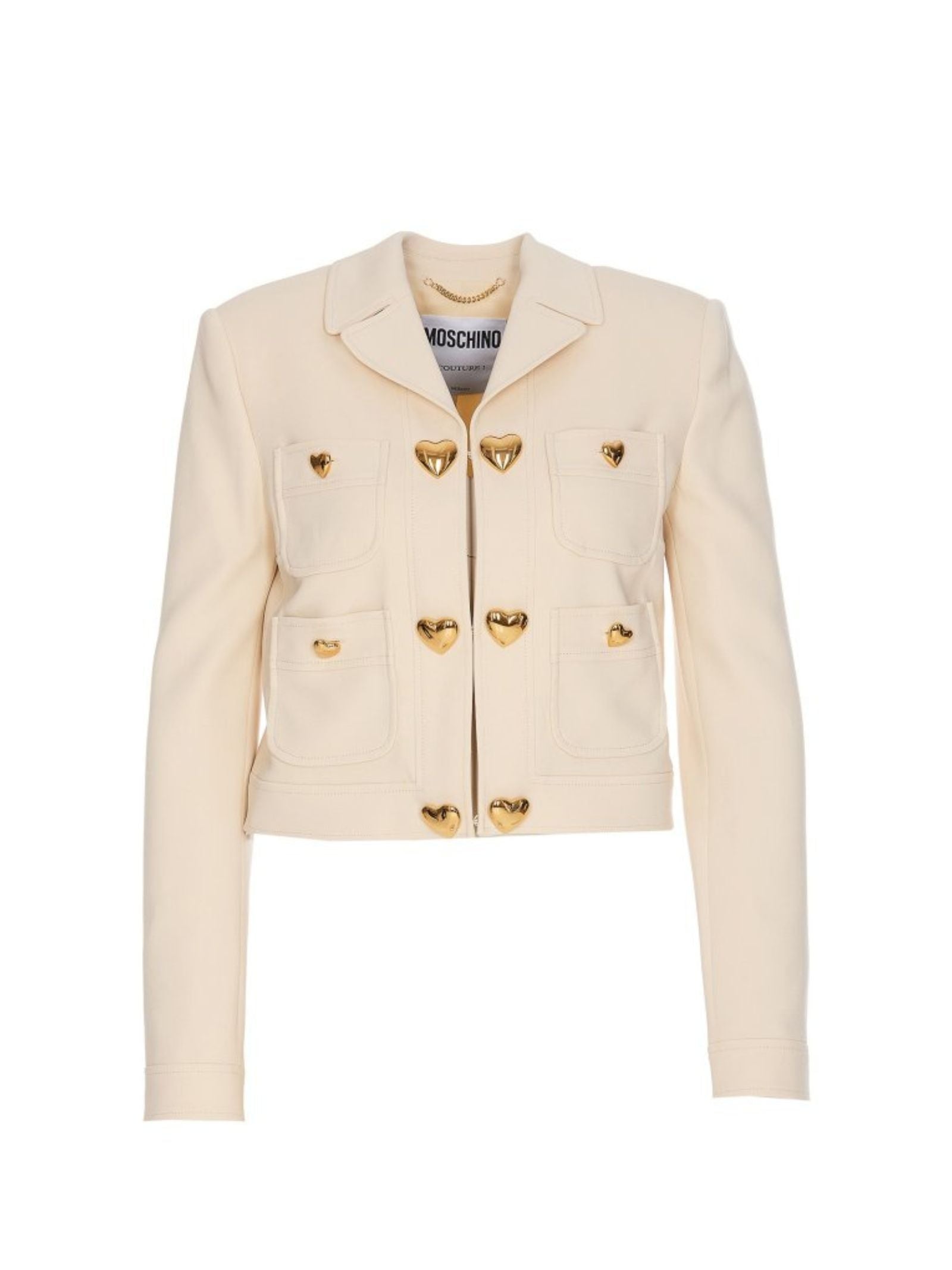 MOSCHINO-OUTLET-SALE-Outerwear BEIGE-ARCHIVIST