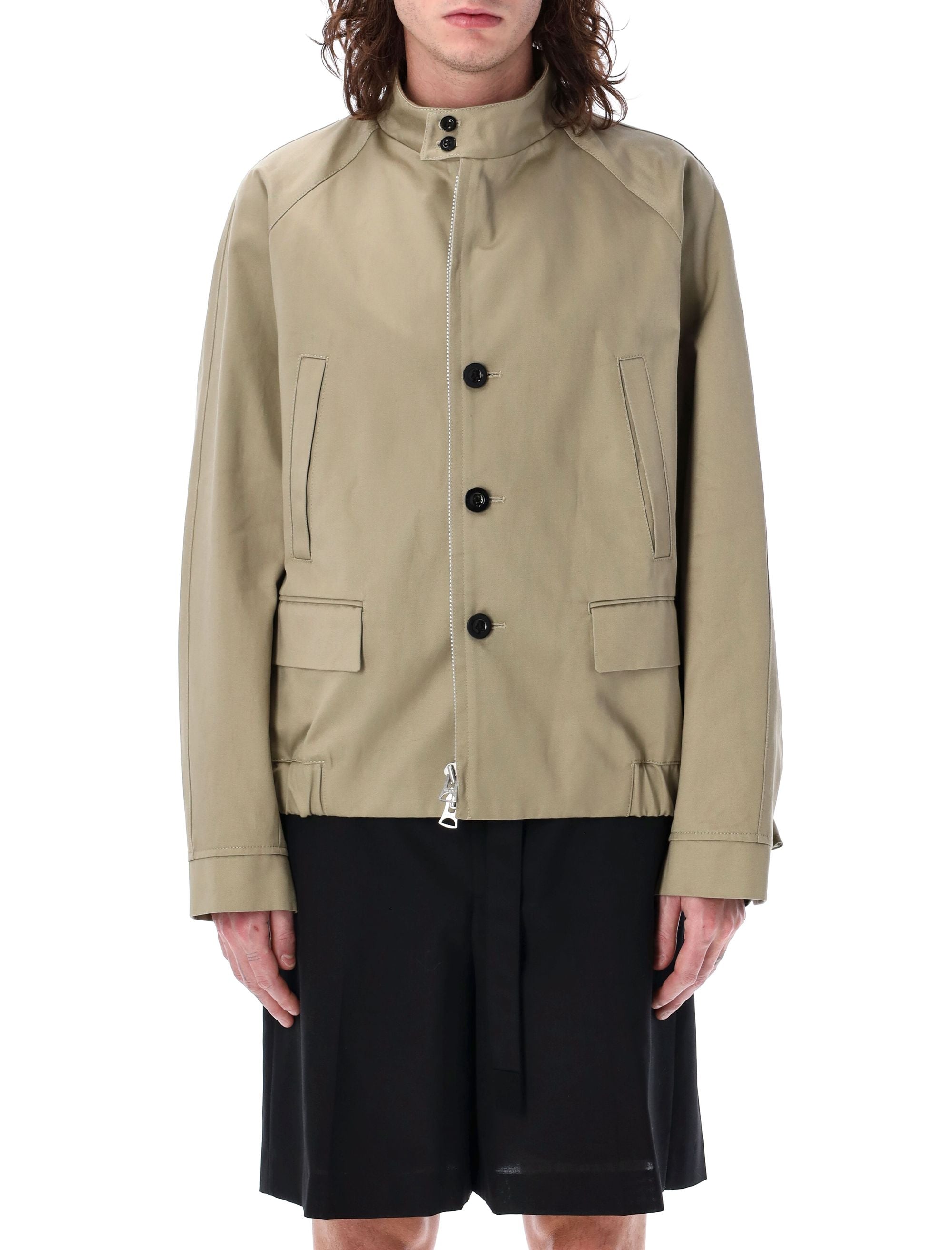 Sacai-OUTLET-SALE-Outerwear BEIGE-ARCHIVIST