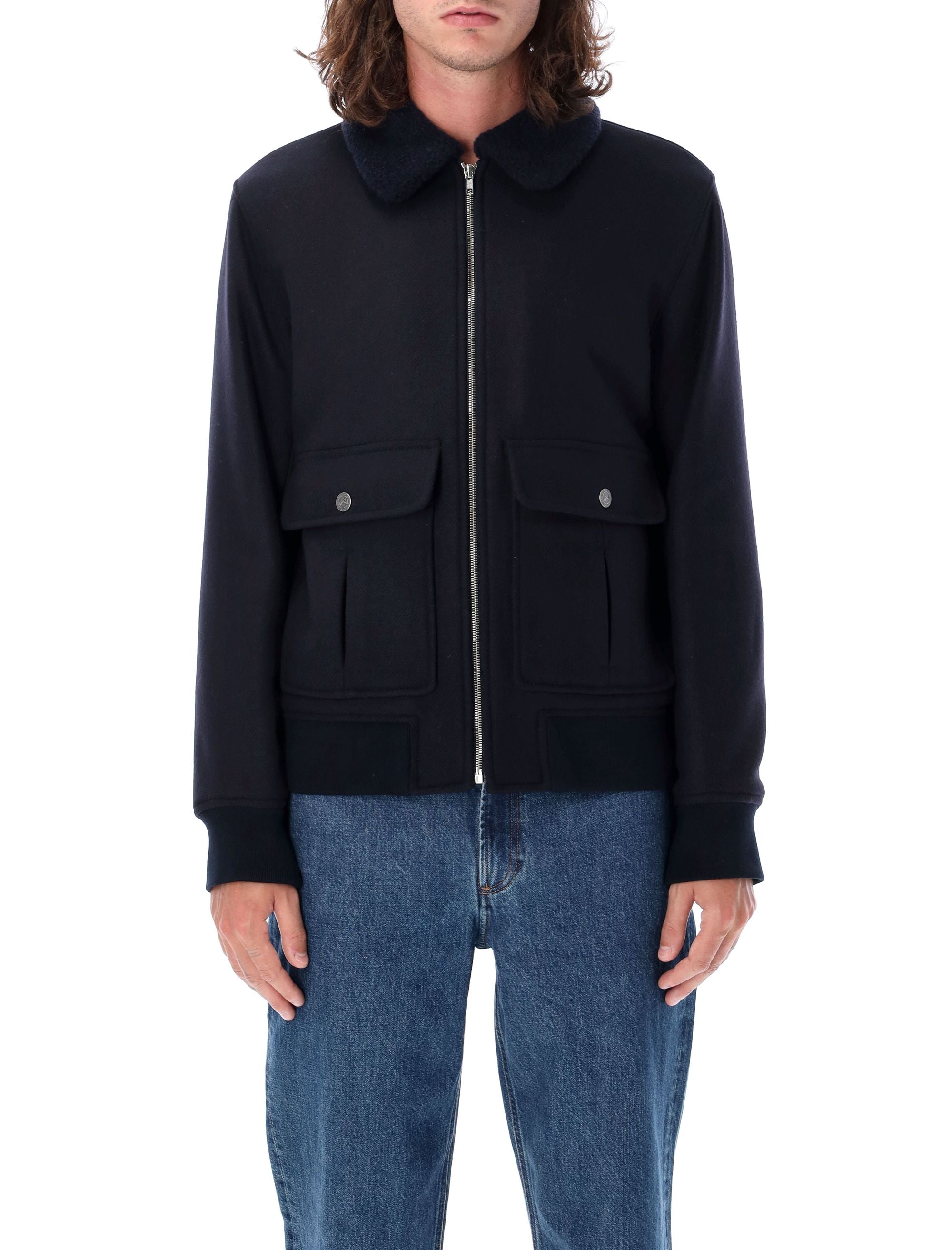 A.P.C.-OUTLET-SALE-Outerwear BLAU-ARCHIVIST