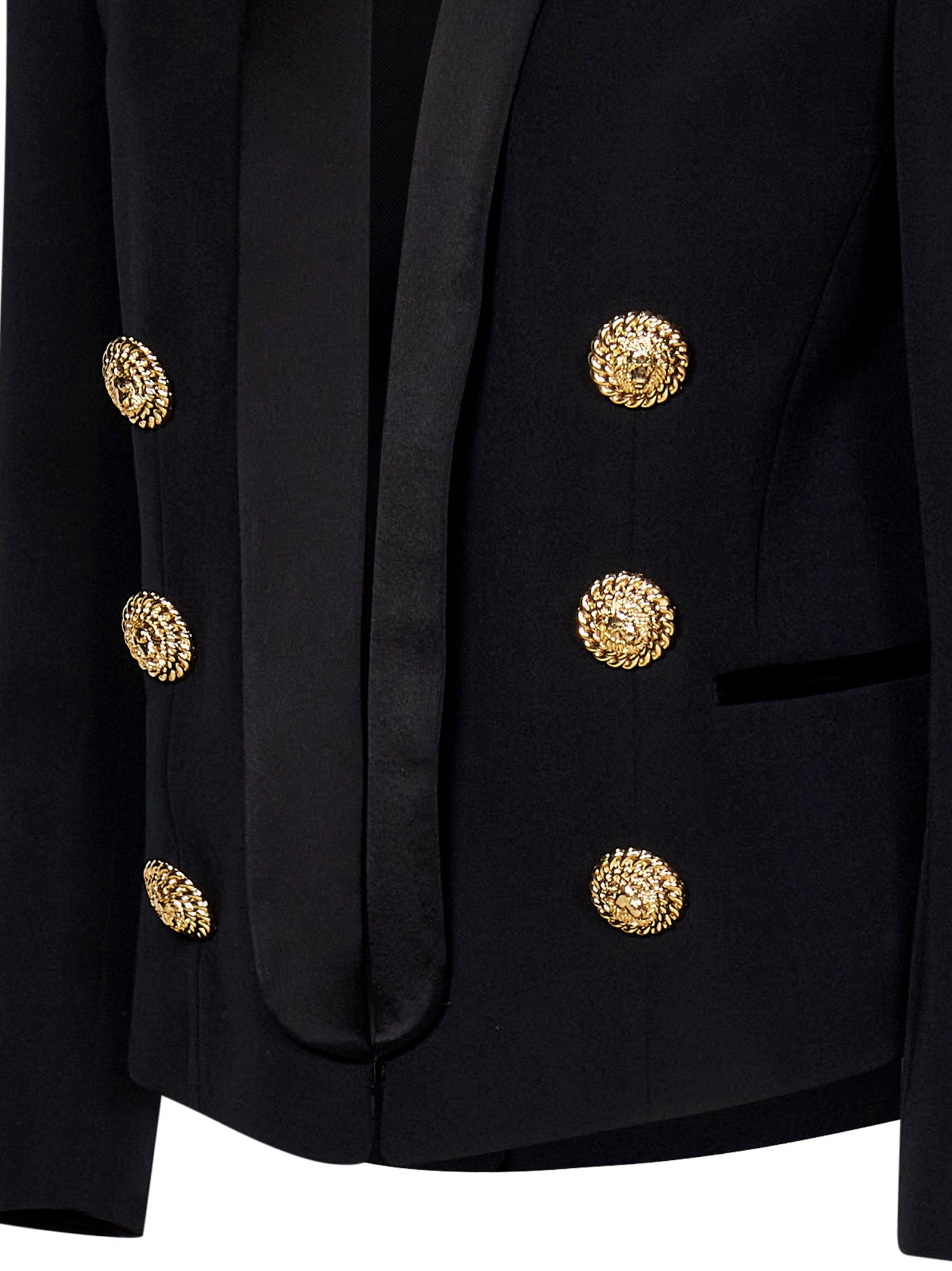 BALMAIN-OUTLET-SALE-Outerwear SCHWARZ-ARCHIVIST