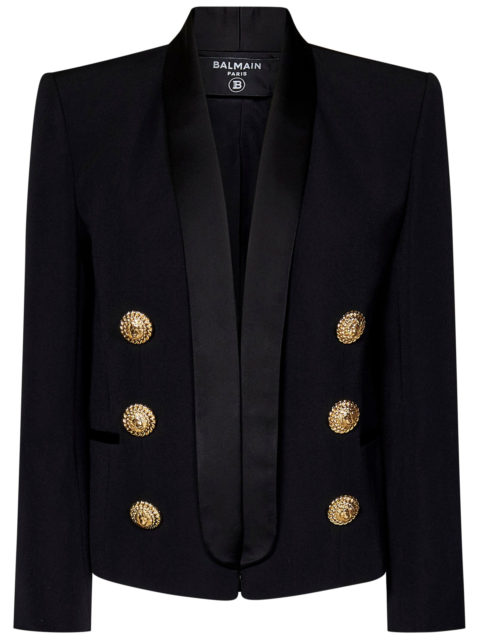 BALMAIN-OUTLET-SALE-Outerwear SCHWARZ-ARCHIVIST