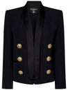 BALMAIN-OUTLET-SALE-Outerwear SCHWARZ-ARCHIVIST