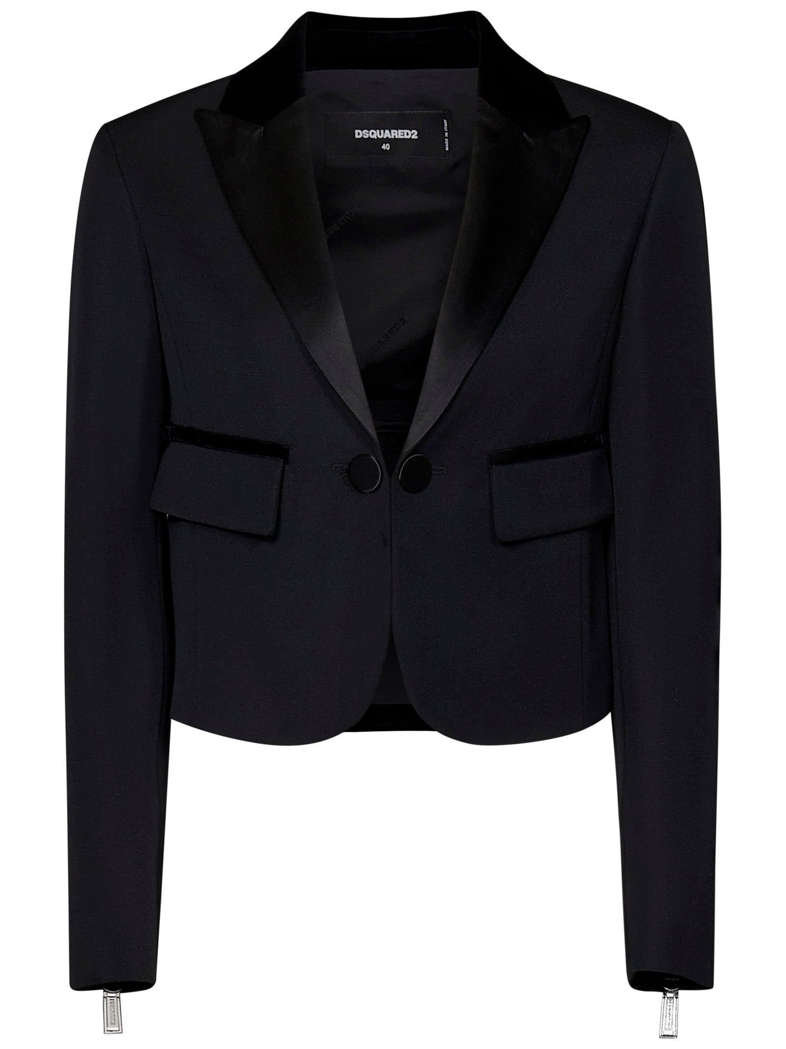 DSQUARED2-OUTLET-SALE-Outerwear SCHWARZ-ARCHIVIST