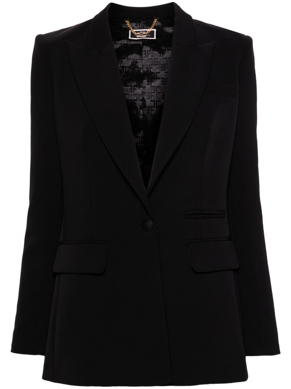 Elisabetta Franchi-OUTLET-SALE-Outerwear SCHWARZ-ARCHIVIST