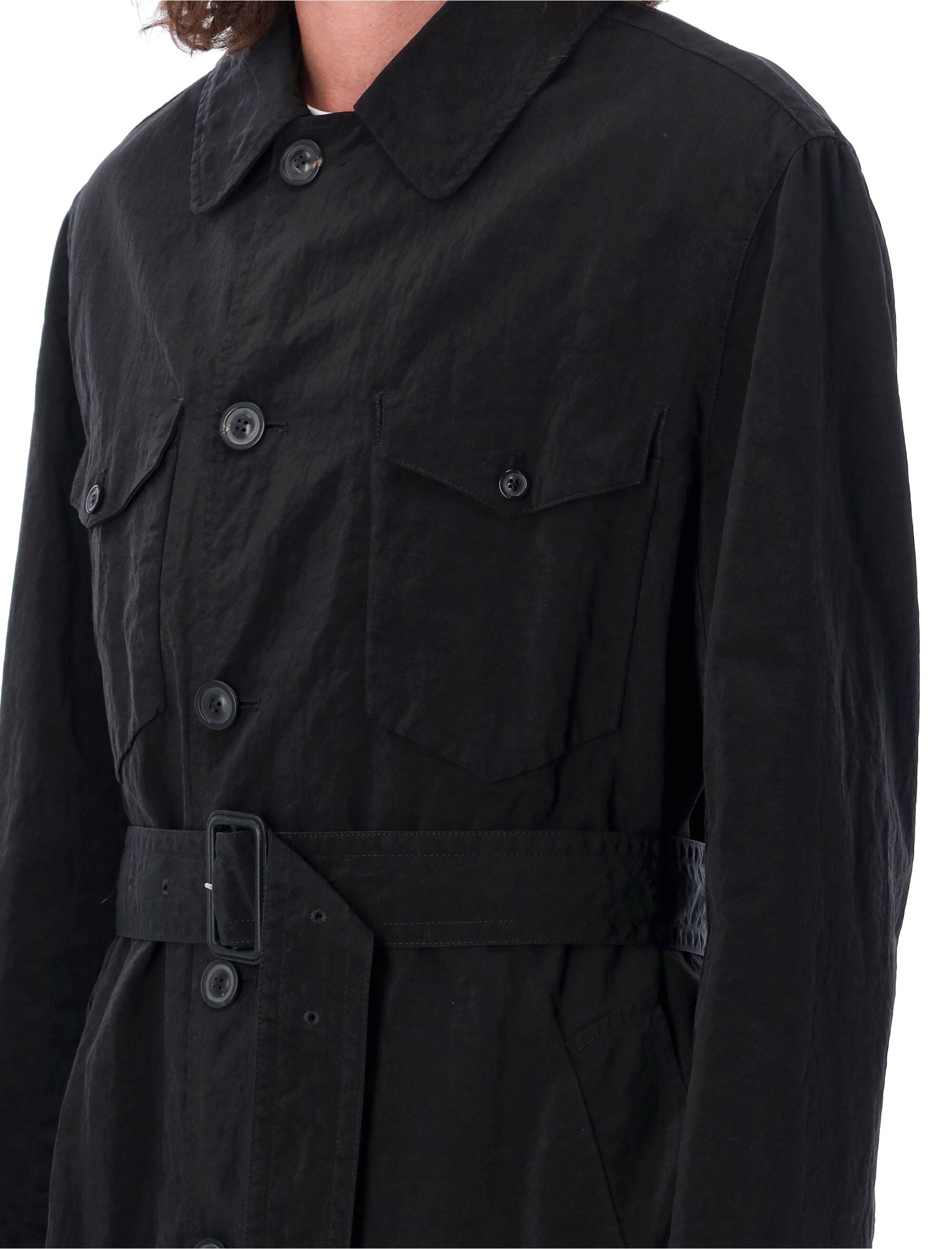 MAISON MARGIELA-OUTLET-SALE-Outerwear SCHWARZ-ARCHIVIST