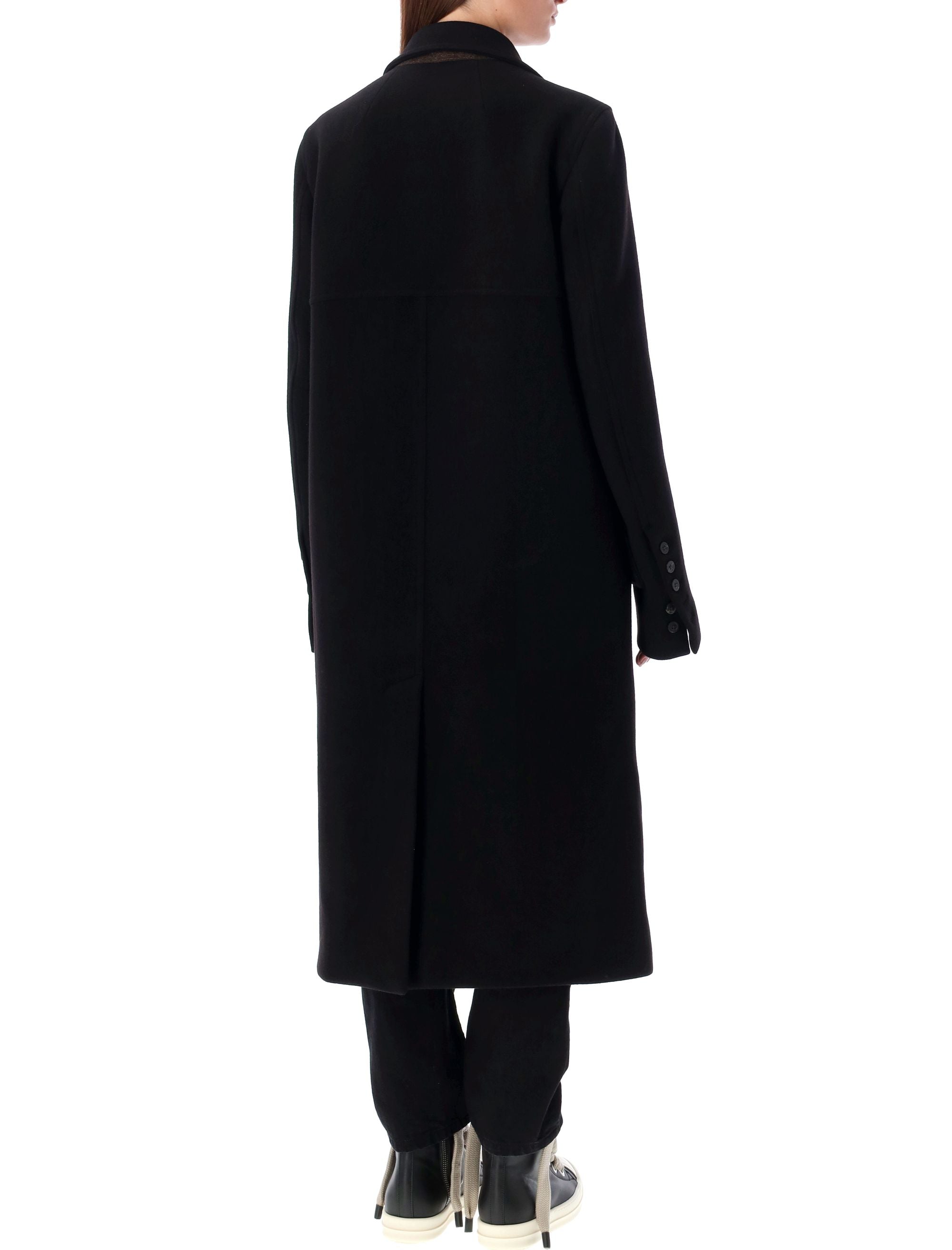 RICK OWENS-OUTLET-SALE-Outerwear SCHWARZ-ARCHIVIST