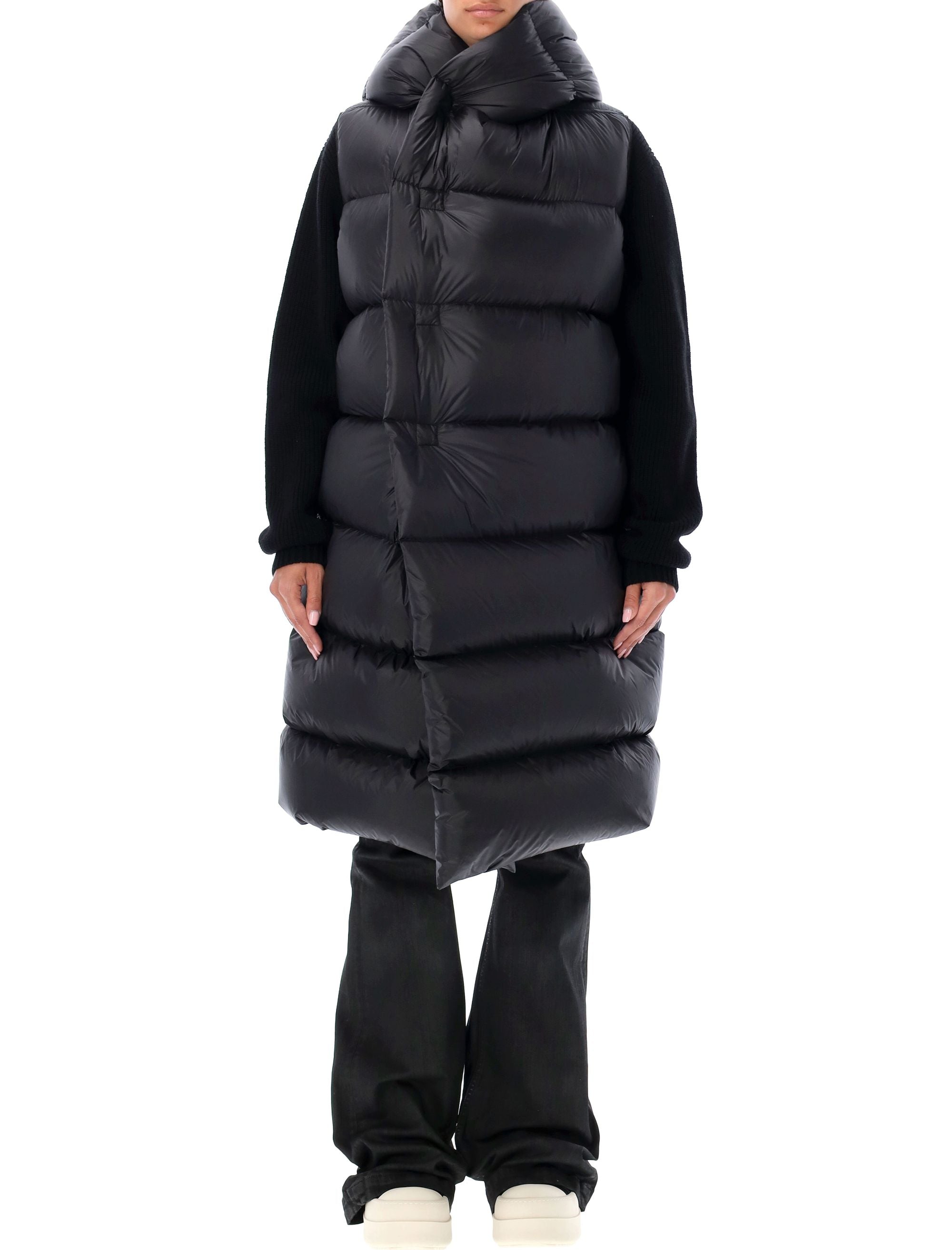 RICK OWENS-OUTLET-SALE-Outerwear SCHWARZ-ARCHIVIST