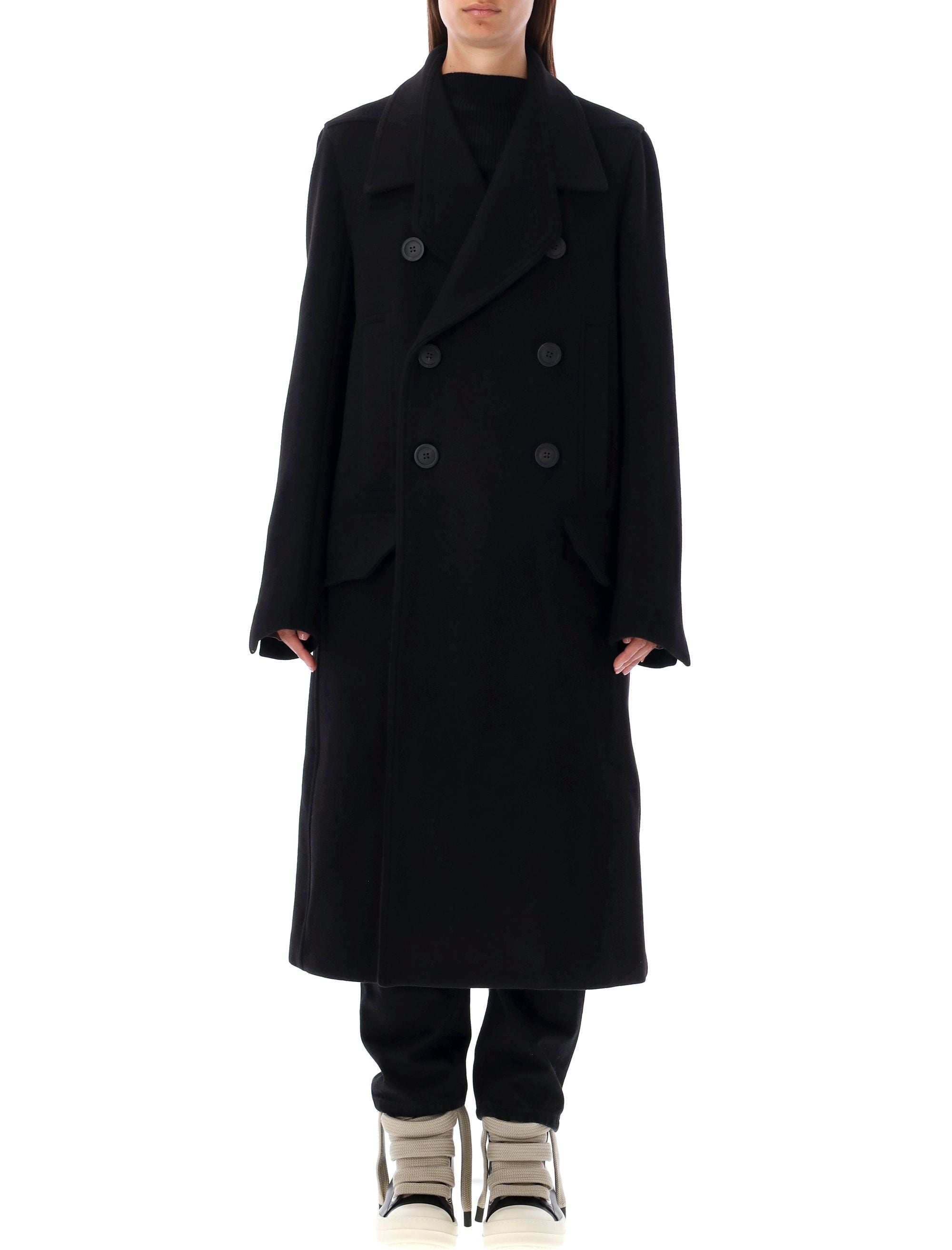 RICK OWENS-OUTLET-SALE-Outerwear SCHWARZ-ARCHIVIST