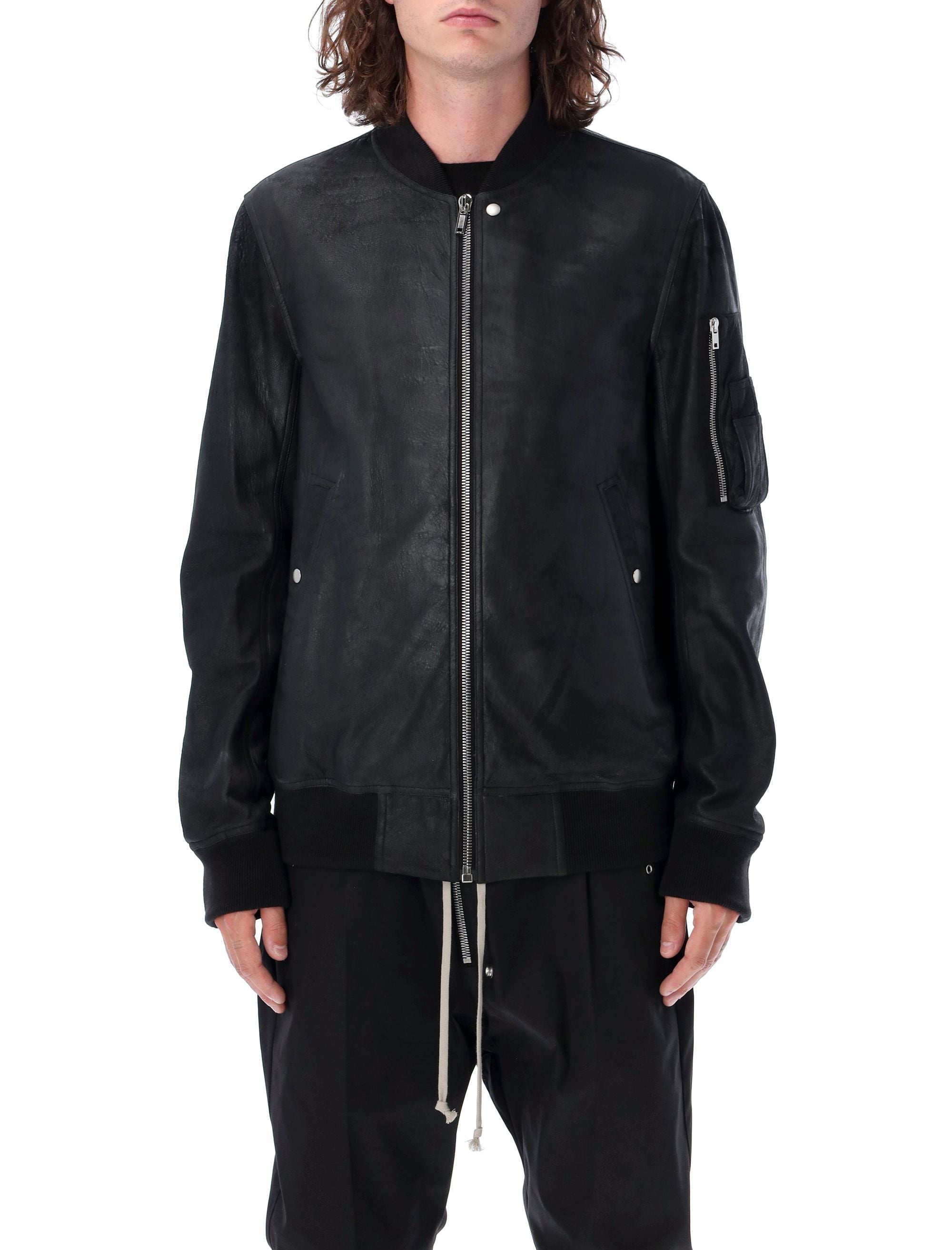 RICK OWENS-OUTLET-SALE-Outerwear SCHWARZ-ARCHIVIST