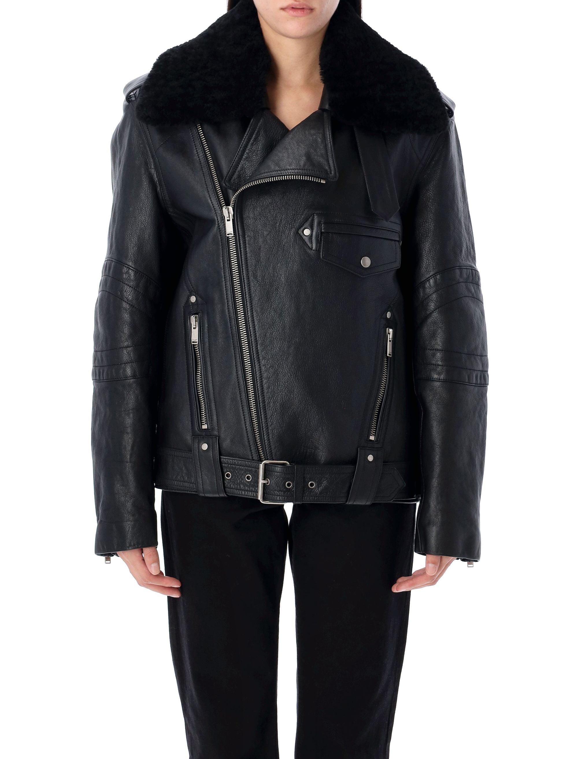 SAINT LAURENT PARIS-OUTLET-SALE-Outerwear SCHWARZ-ARCHIVIST