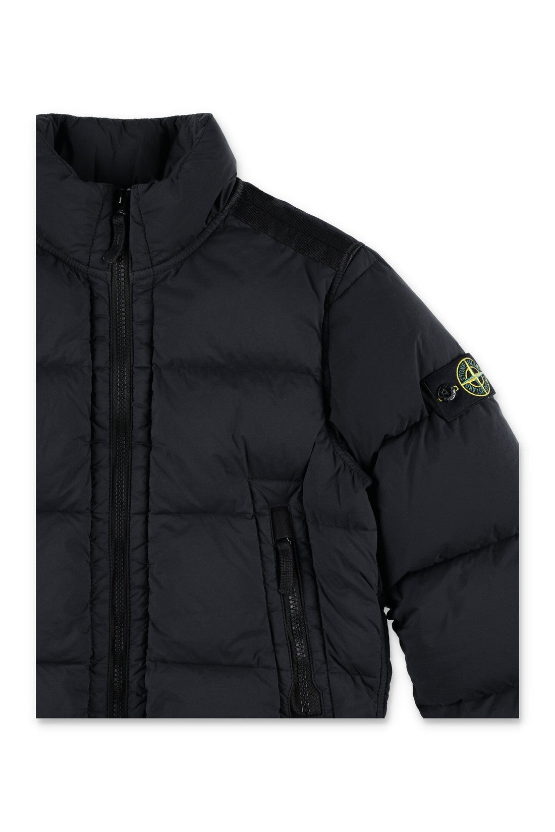 STONE ISLAND KIDS-OUTLET-SALE-Outerwear SCHWARZ-ARCHIVIST