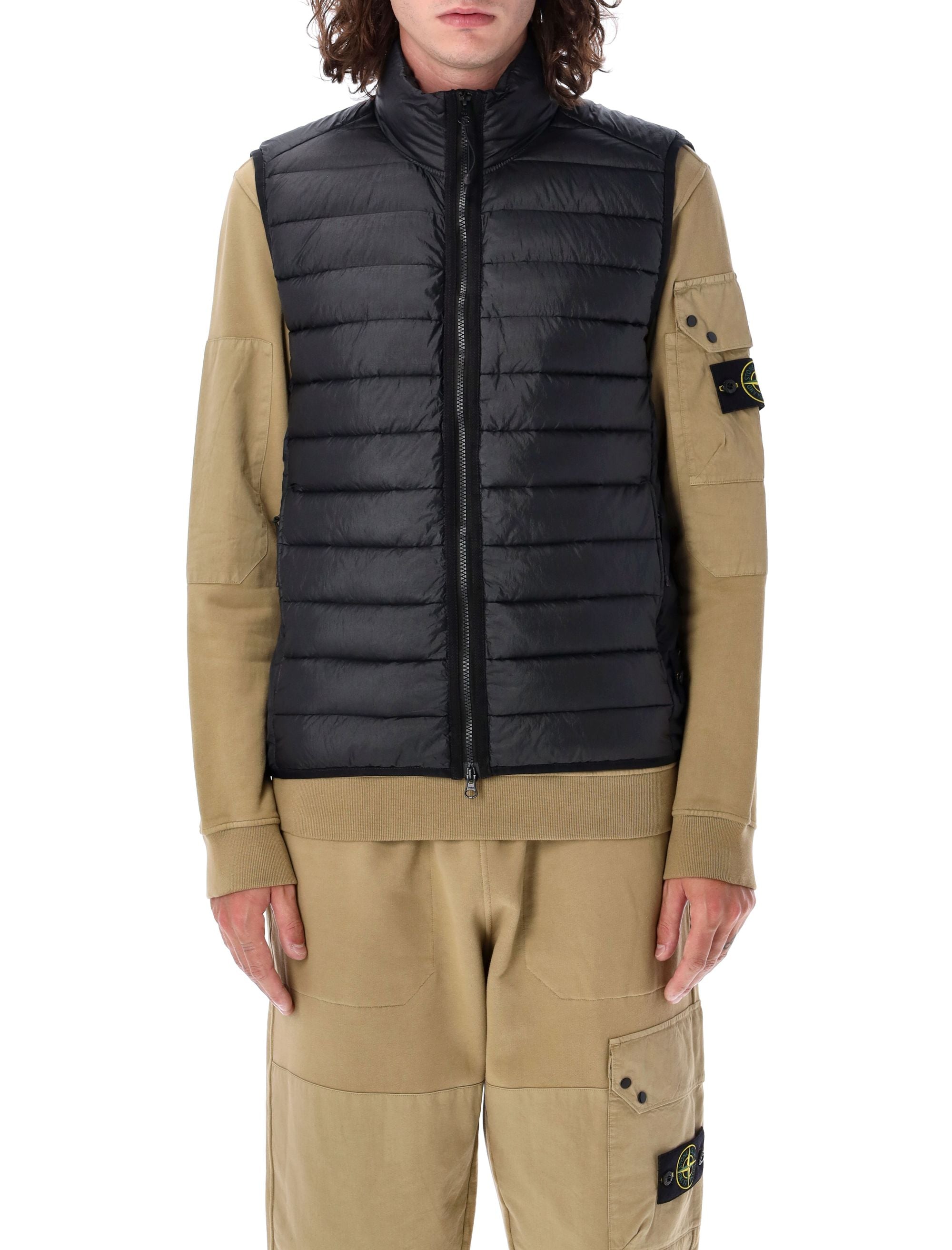 STONE ISLAND-OUTLET-SALE-Outerwear SCHWARZ-ARCHIVIST