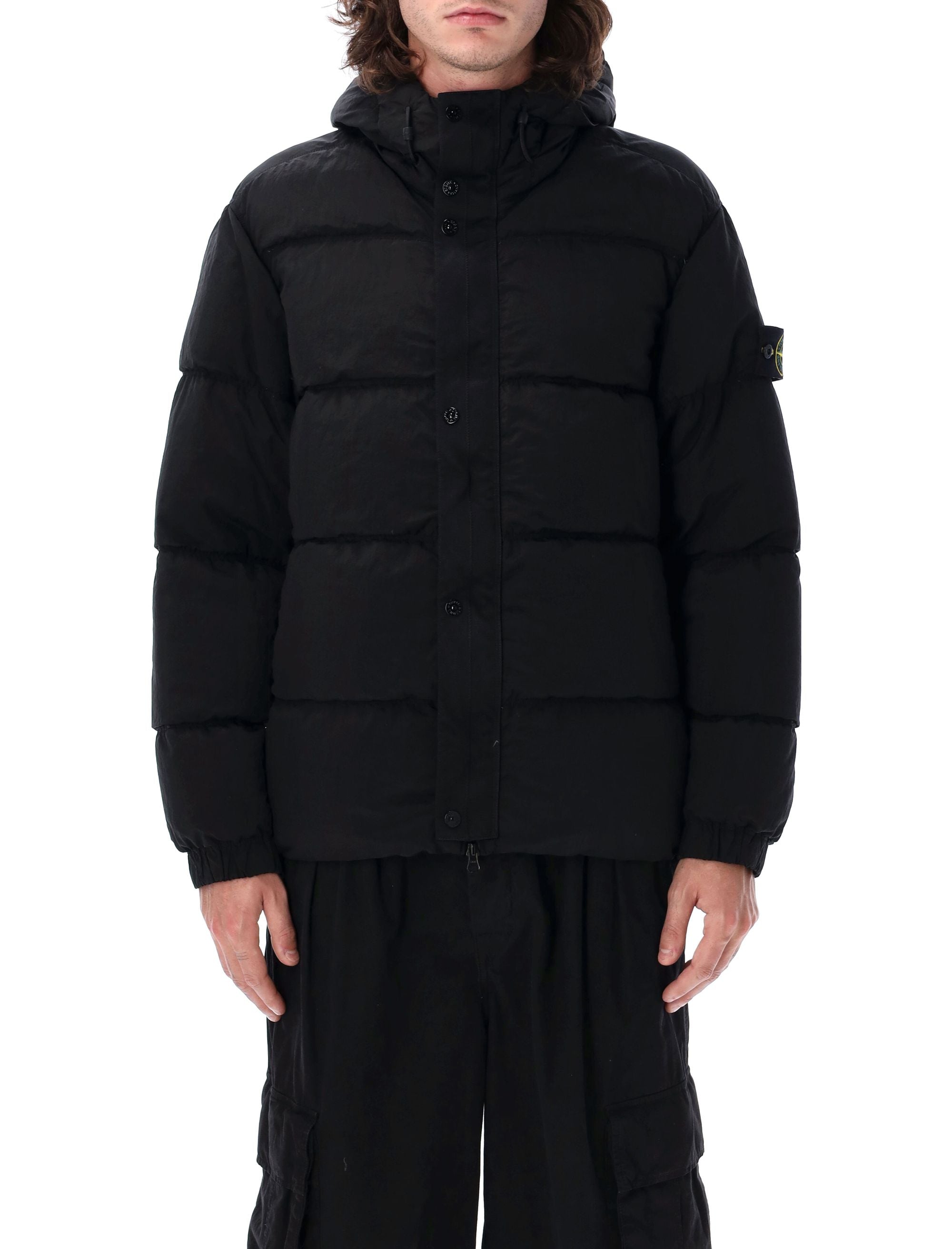 STONE ISLAND-OUTLET-SALE-Outerwear SCHWARZ-ARCHIVIST