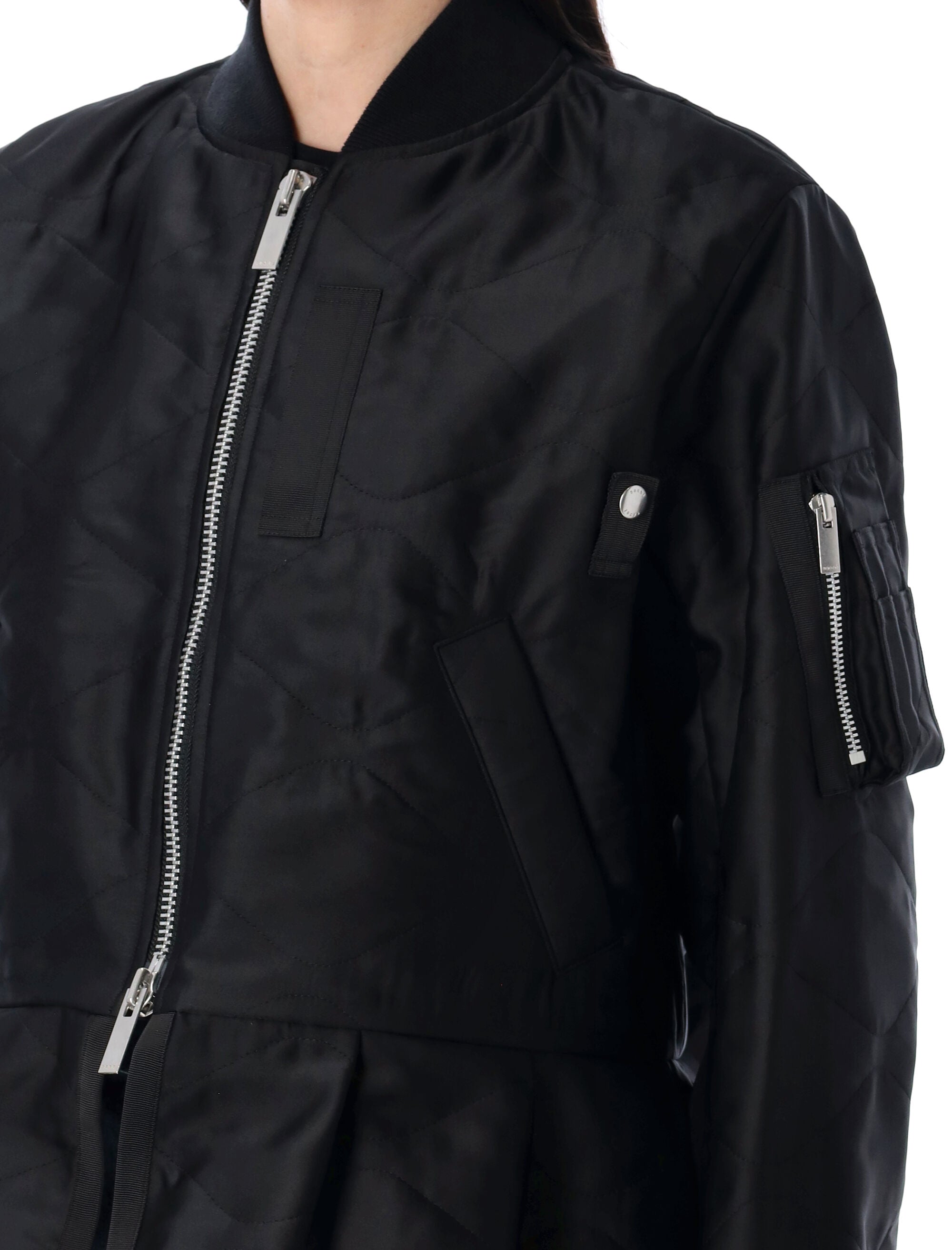 Sacai-OUTLET-SALE-Outerwear SCHWARZ-ARCHIVIST