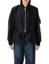 Sacai-OUTLET-SALE-Outerwear SCHWARZ-ARCHIVIST