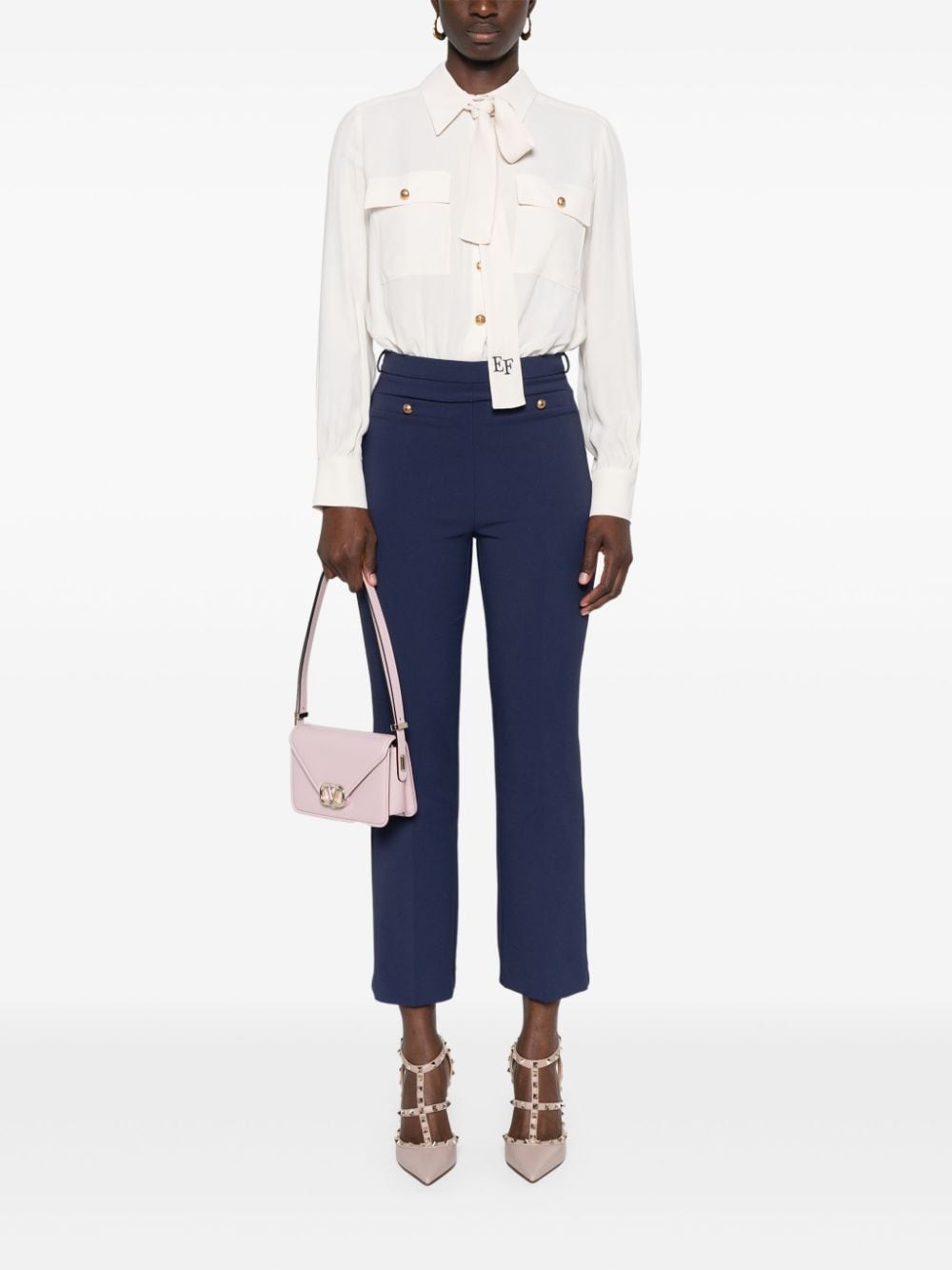 Elisabetta Franchi-OUTLET-SALE-Overall BLAU-ARCHIVIST