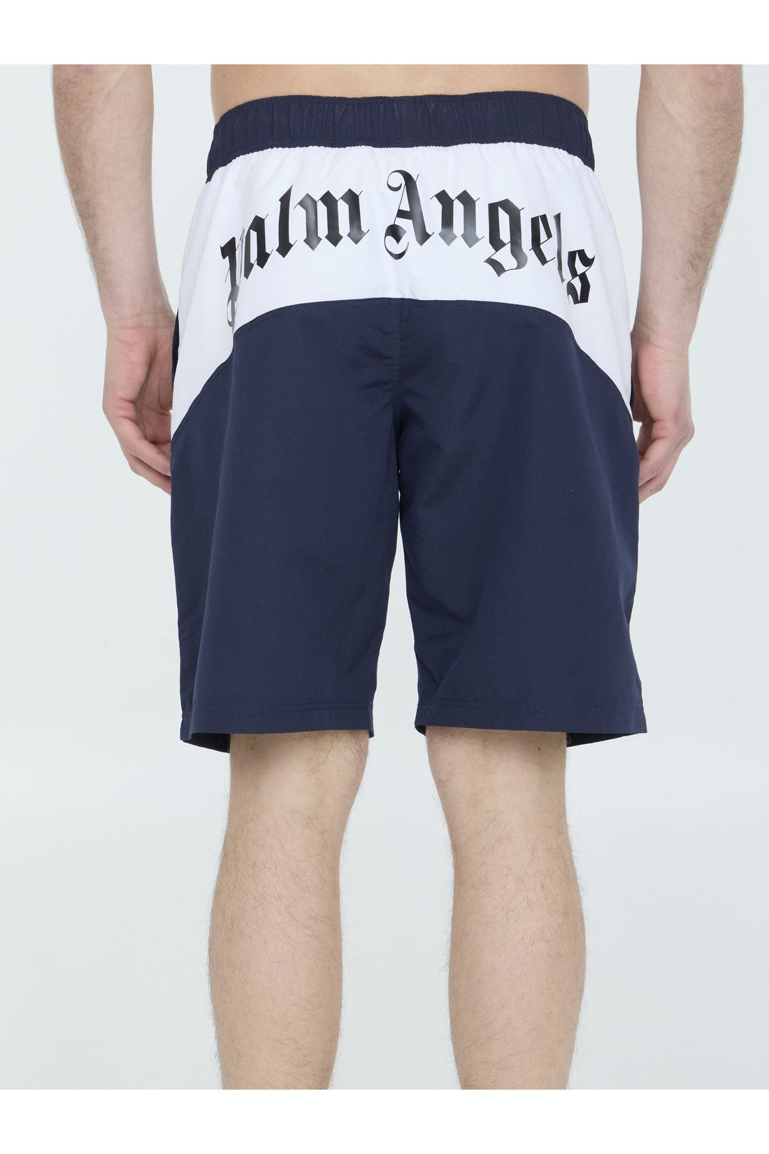 PALM ANGELS-OUTLET-SALE-Overlogo swimshorts-ARCHIVIST