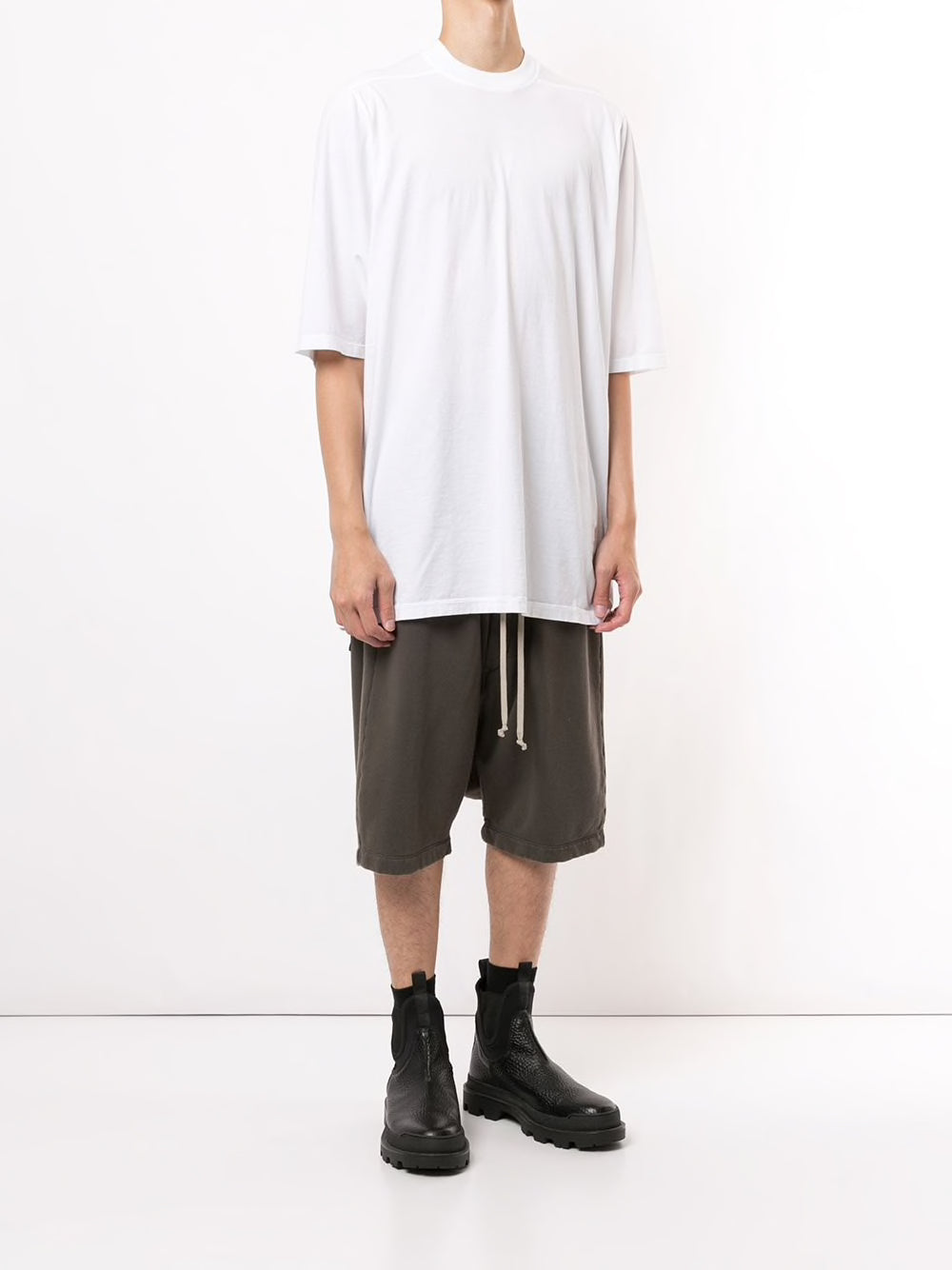 Rick Owens-OUTLET-SALE-Oversize Jumbo T-Shirt-ARCHIVIST