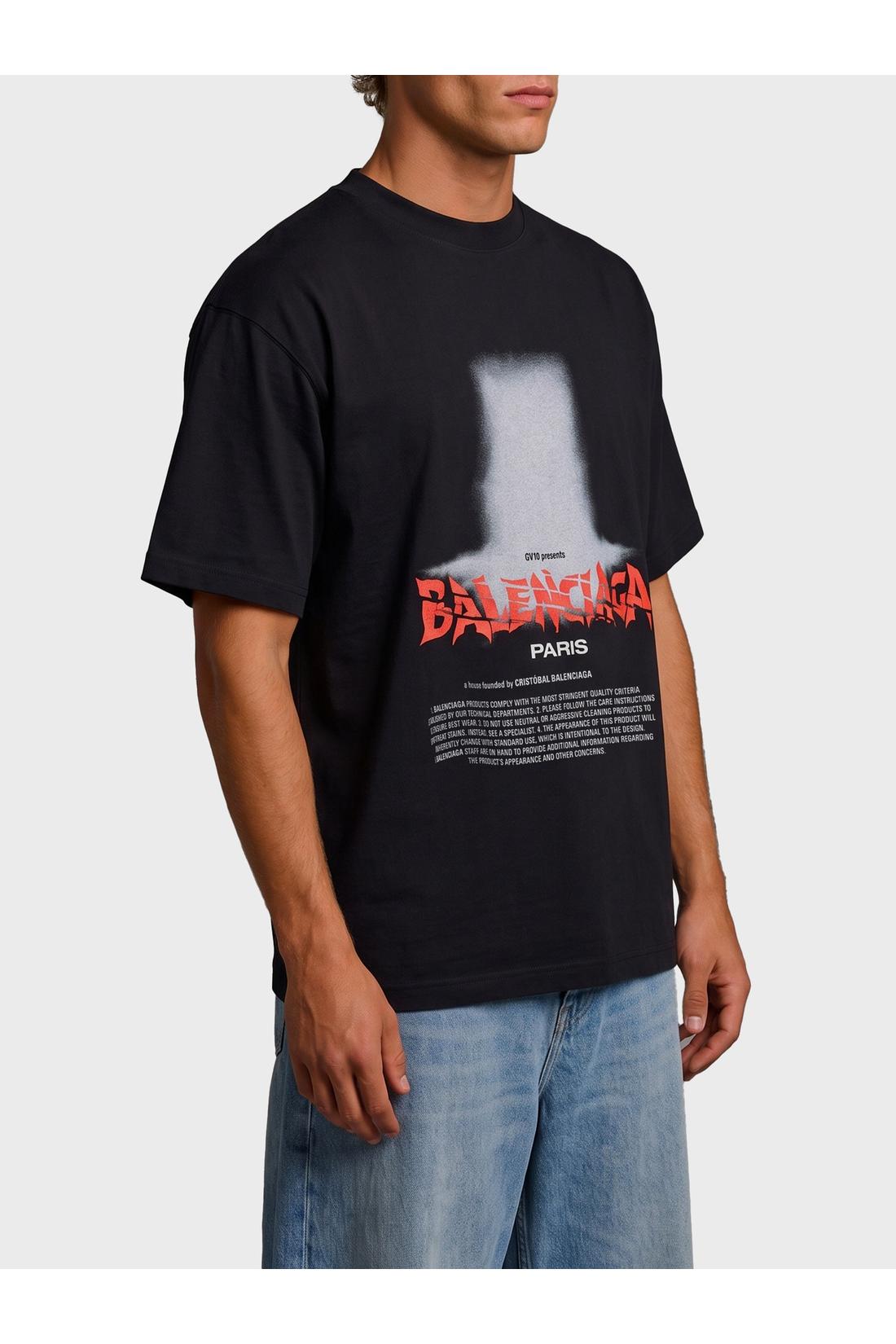 Balenciaga-OUTLET-SALE-Oversize The Door T-shirt-ARCHIVIST