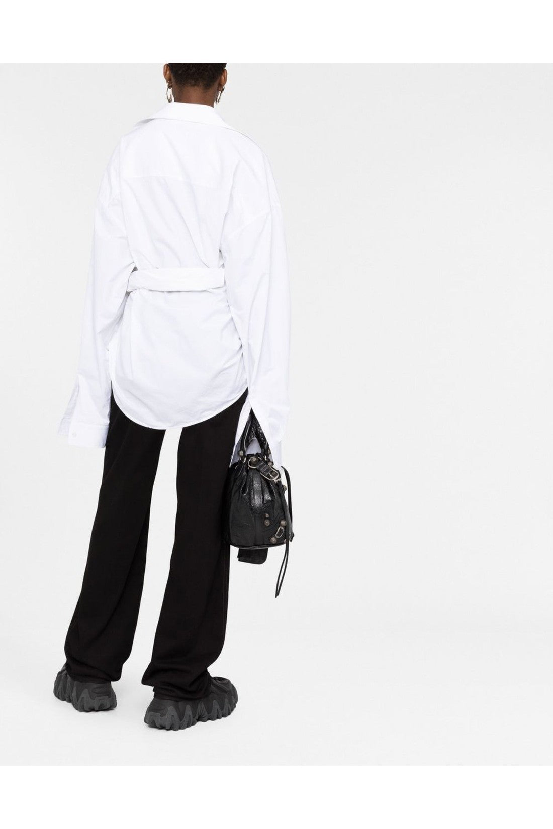 Balenciaga-OUTLET-SALE-Oversized Wrap Shirt-ARCHIVIST