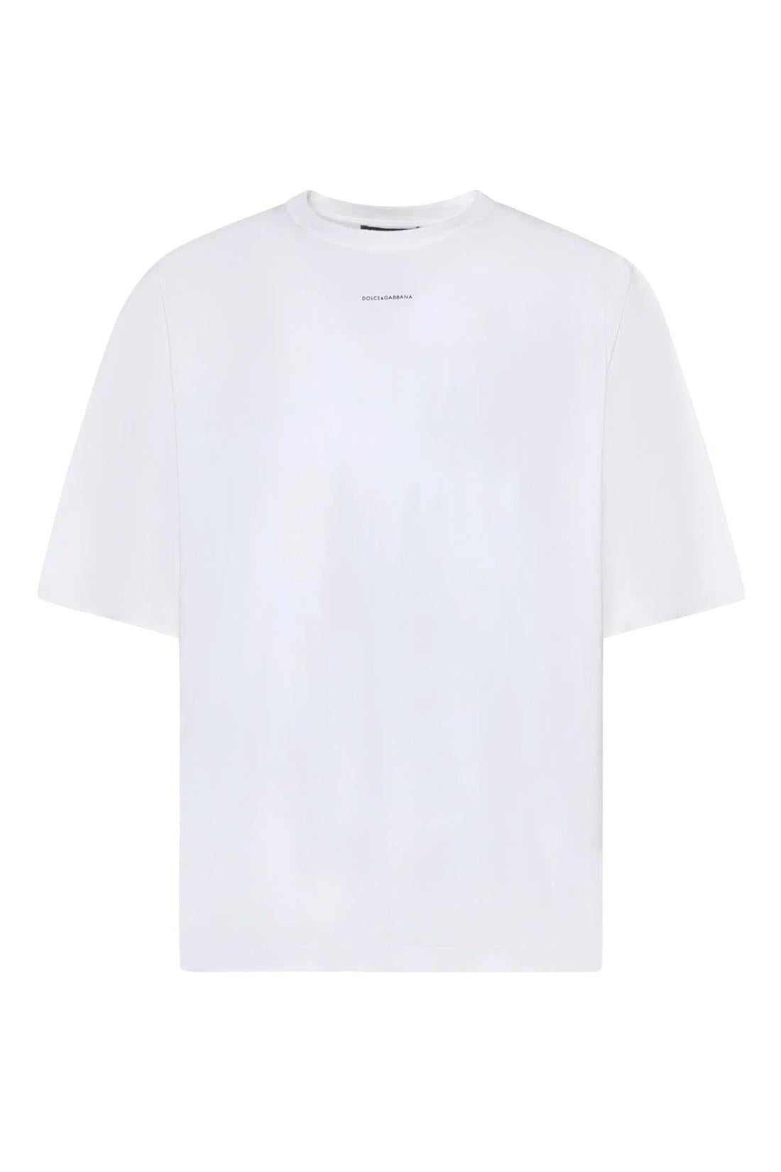 Dolce & Gabbana-OUTLET-SALE-Oversized cotton T-shirt-ARCHIVIST