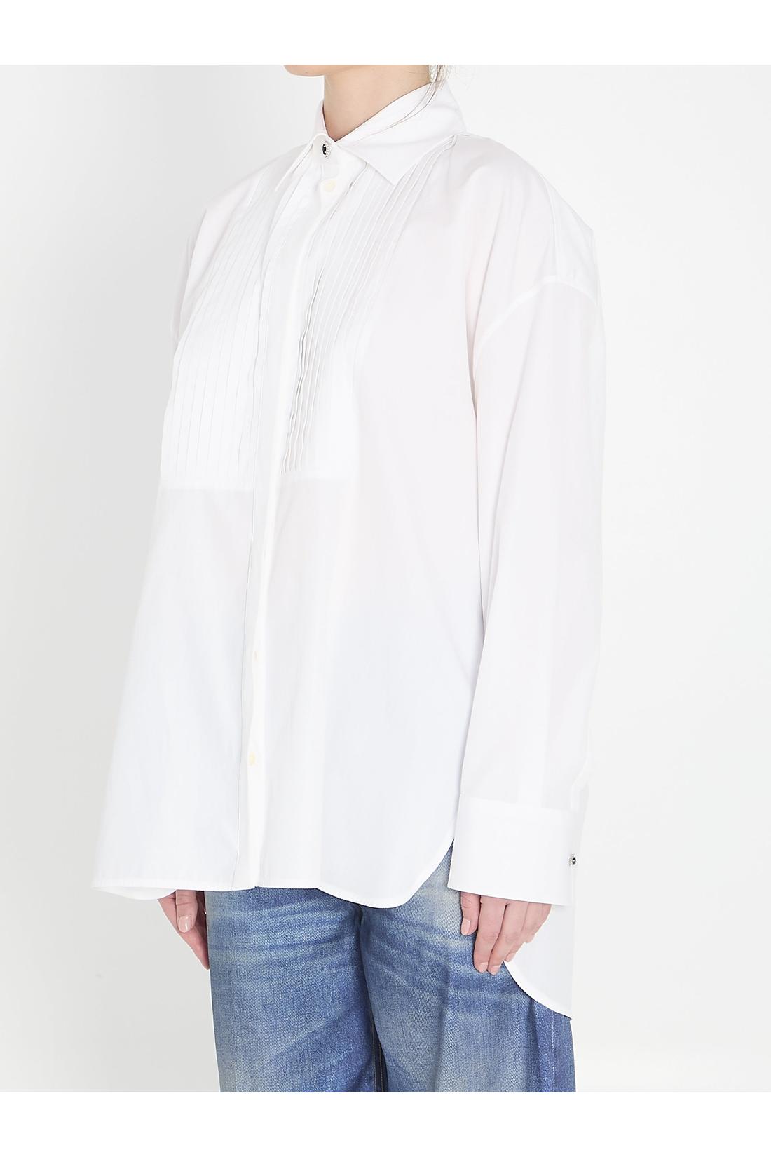 Golden Goose-OUTLET-SALE-Oversized cotton shirt-ARCHIVIST