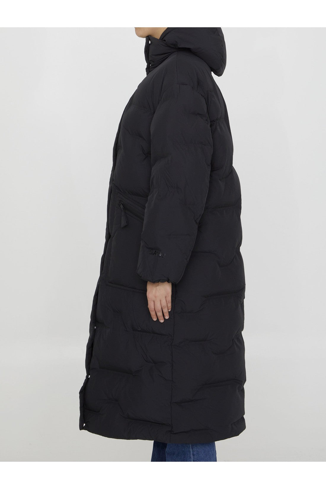 Ganni-OUTLET-SALE-Oversized long puffer coat-ARCHIVIST