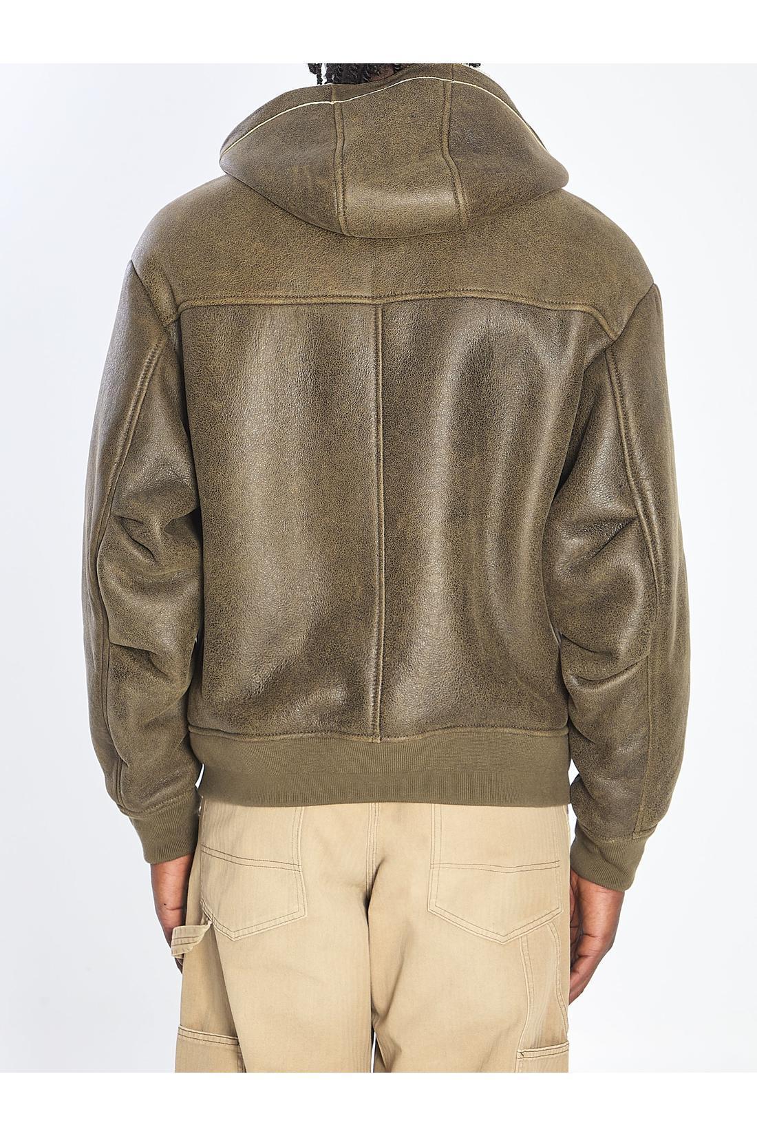 Salvatore Santoro-OUTLET-SALE-Oversized suede jacket-ARCHIVIST