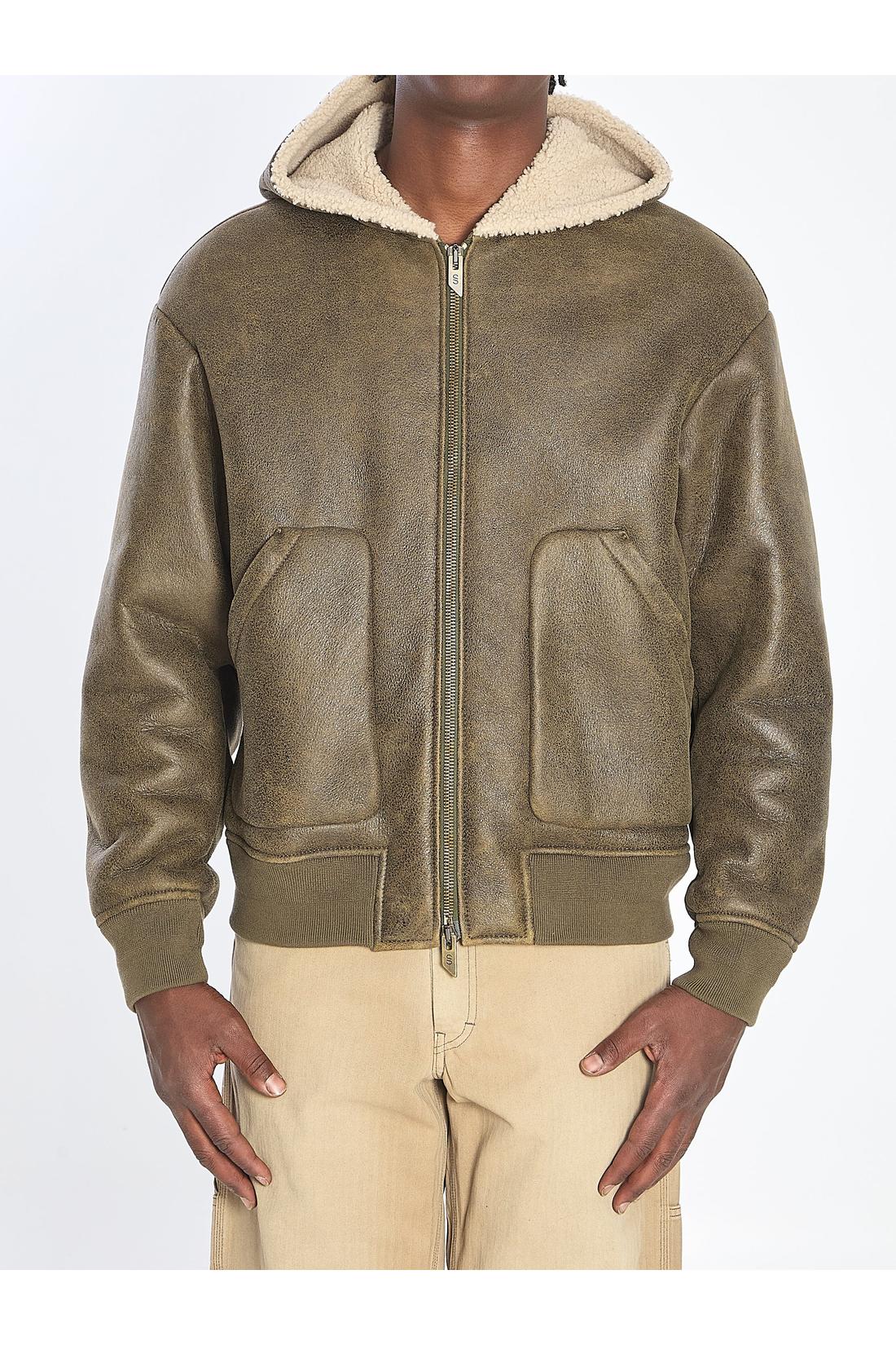 Salvatore Santoro-OUTLET-SALE-Oversized suede jacket-ARCHIVIST
