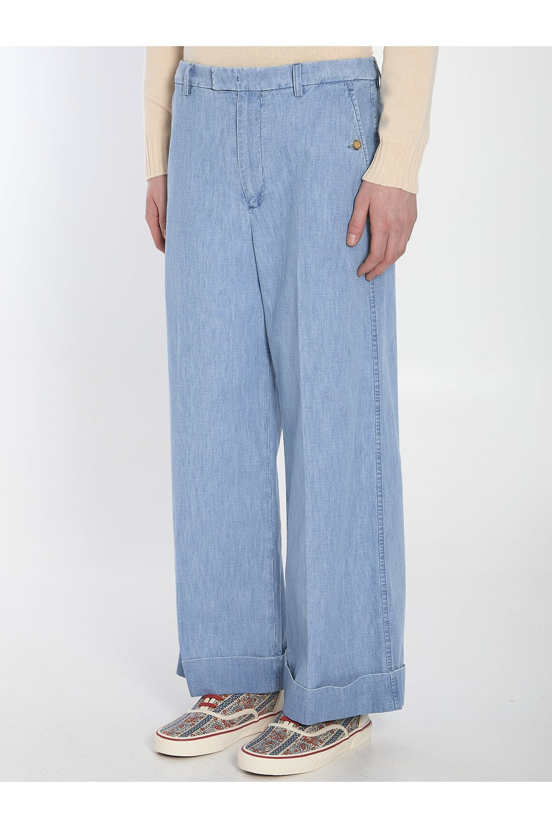 Valentino Garavani-OUTLET-SALE-Oversized trousers-ARCHIVIST