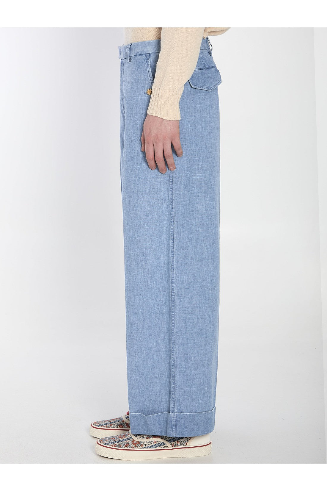 Valentino Garavani-OUTLET-SALE-Oversized trousers-ARCHIVIST