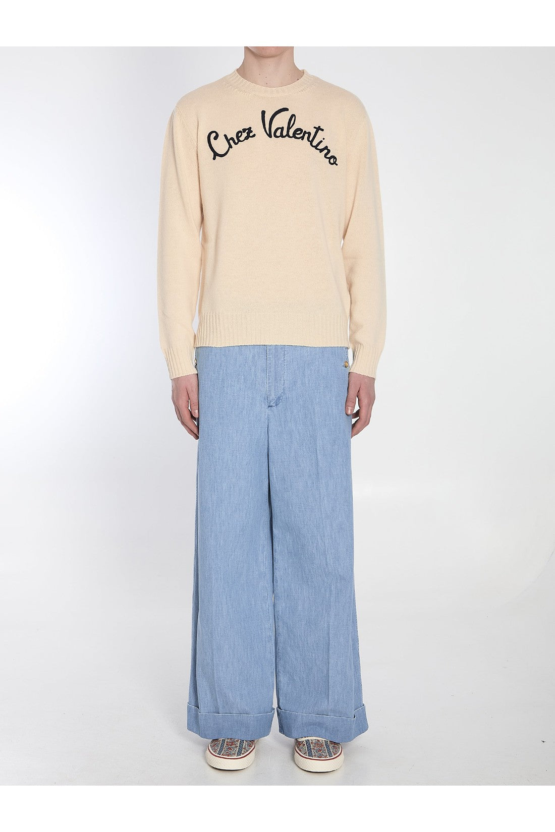 Valentino Garavani-OUTLET-SALE-Oversized trousers-ARCHIVIST