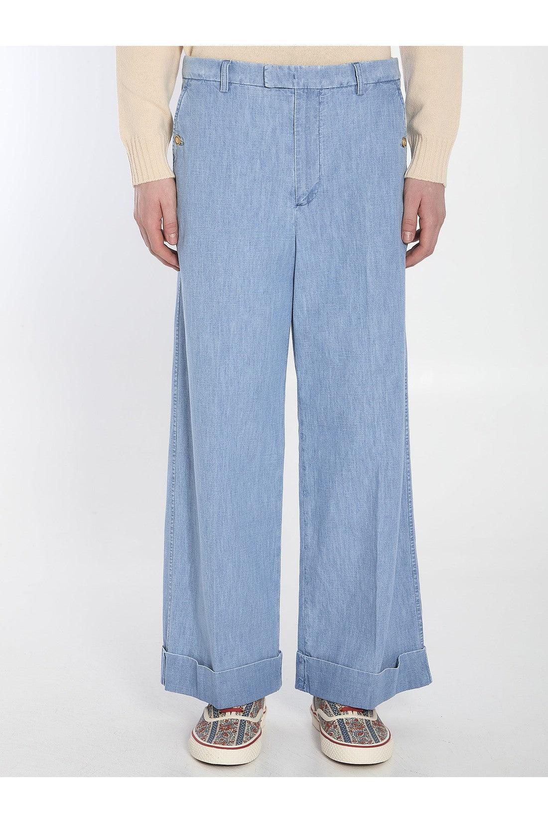 Valentino Garavani-OUTLET-SALE-Oversized trousers-ARCHIVIST