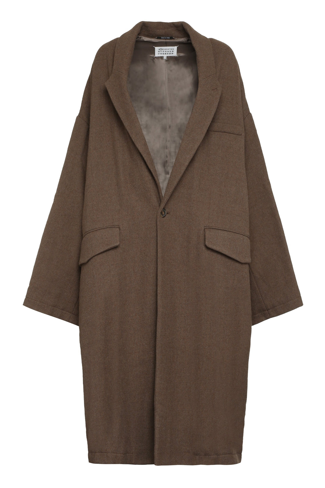 Maison Margiela-OUTLET-SALE-Oversized wool coat-ARCHIVIST
