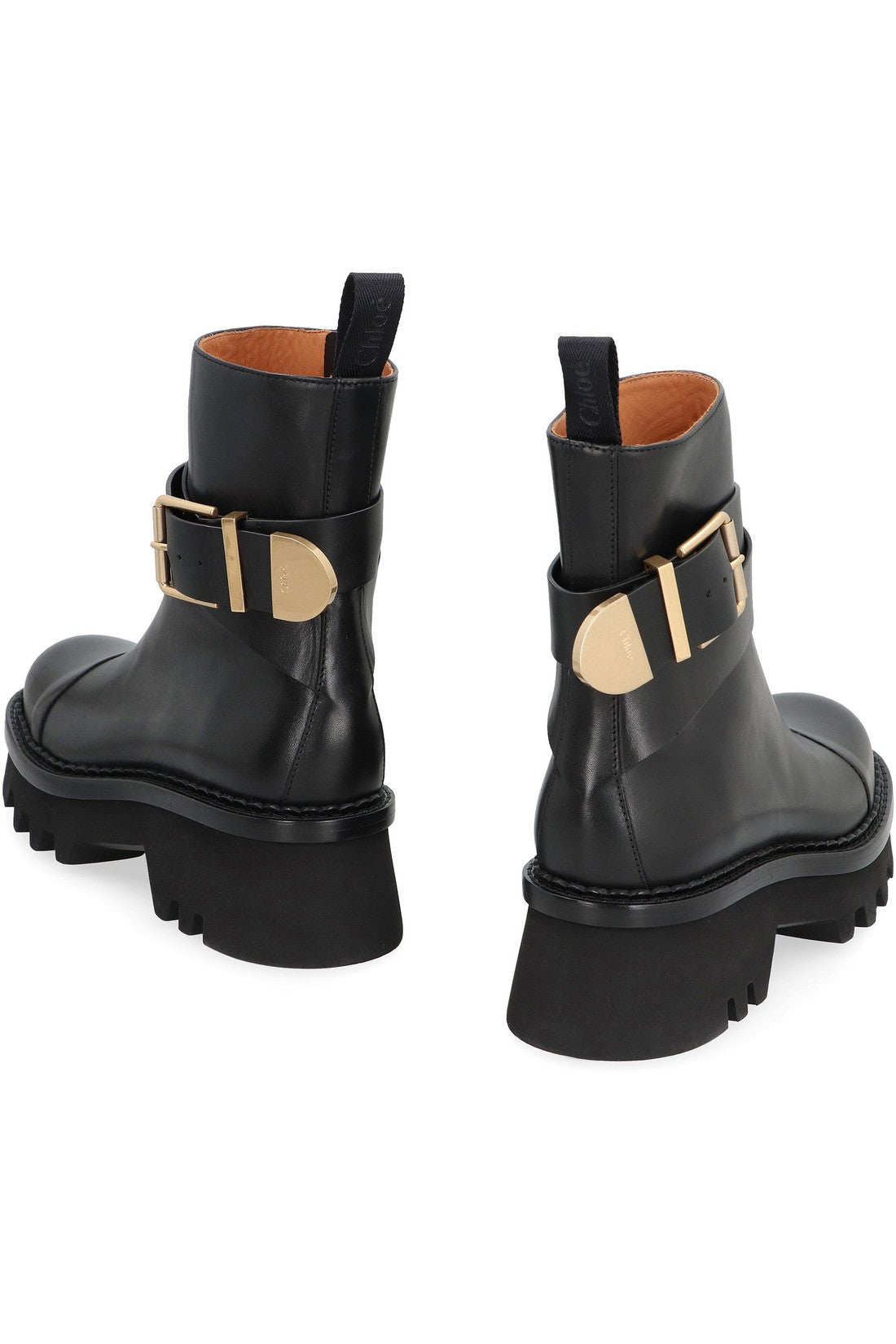 Chloé-OUTLET-SALE-Owena leather ankle boots-ARCHIVIST