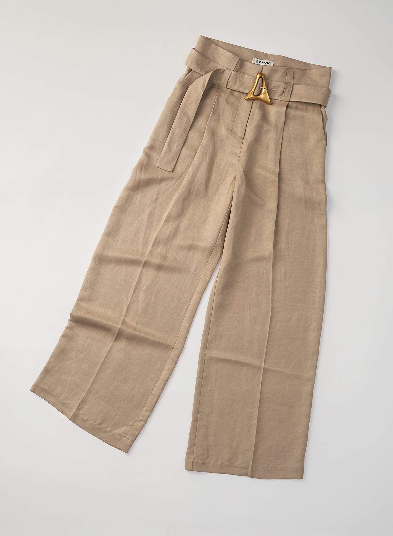 AERON ALONDRA Wide leg trousers – khaki