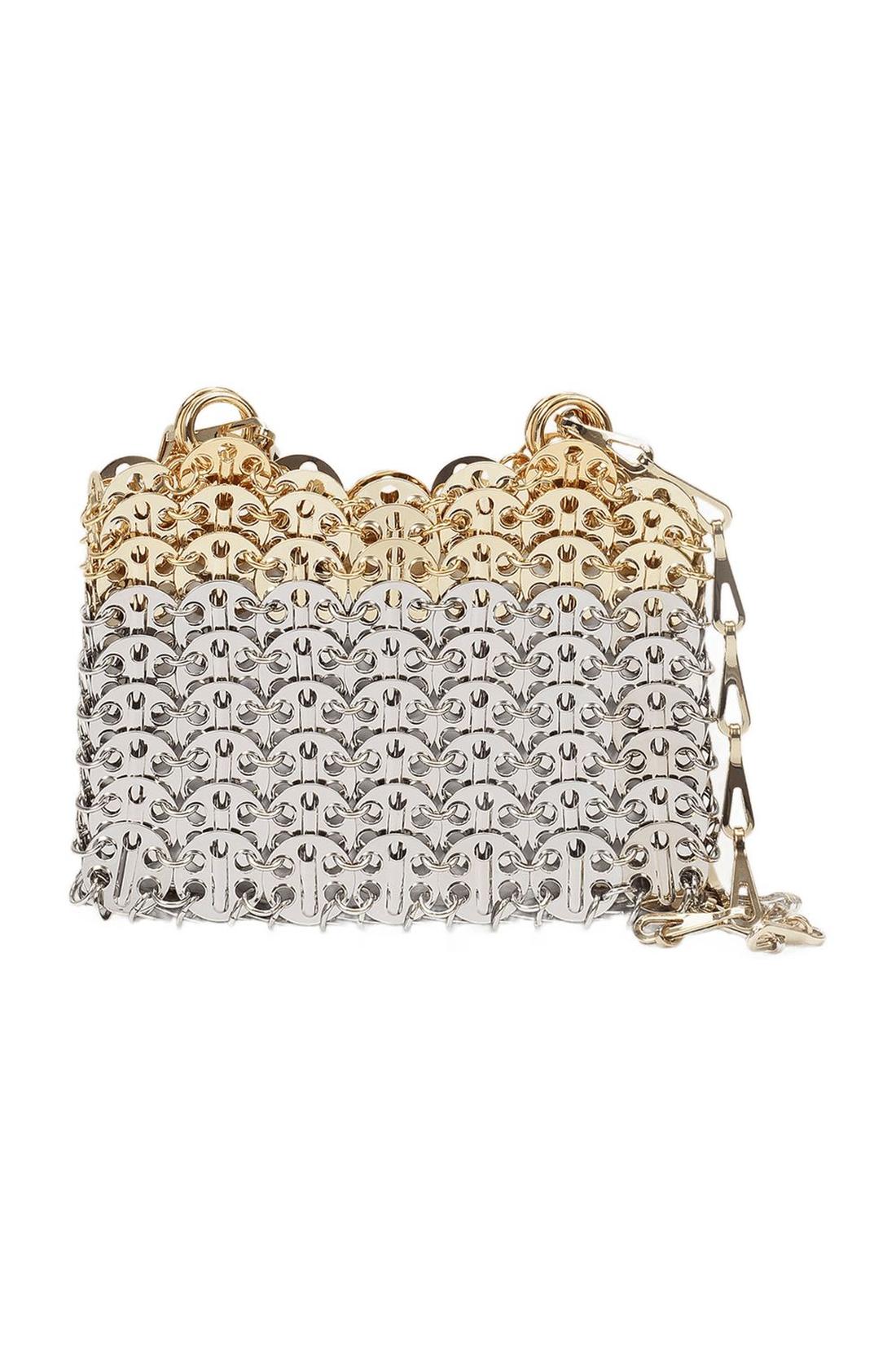 Handtasche 1969 Nano Skyline aus silber- und goldfarbenem Messing-Taschen-Rabanne-One size-multicolor-ARCHIVIST