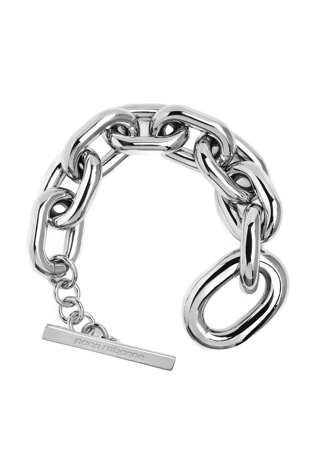Rabanne-Xl Link Brac Bracelet - Paco Rabanne - Silver - Metal-Schmuck-Black-Deal-Outlet-by-ARCHIVIST