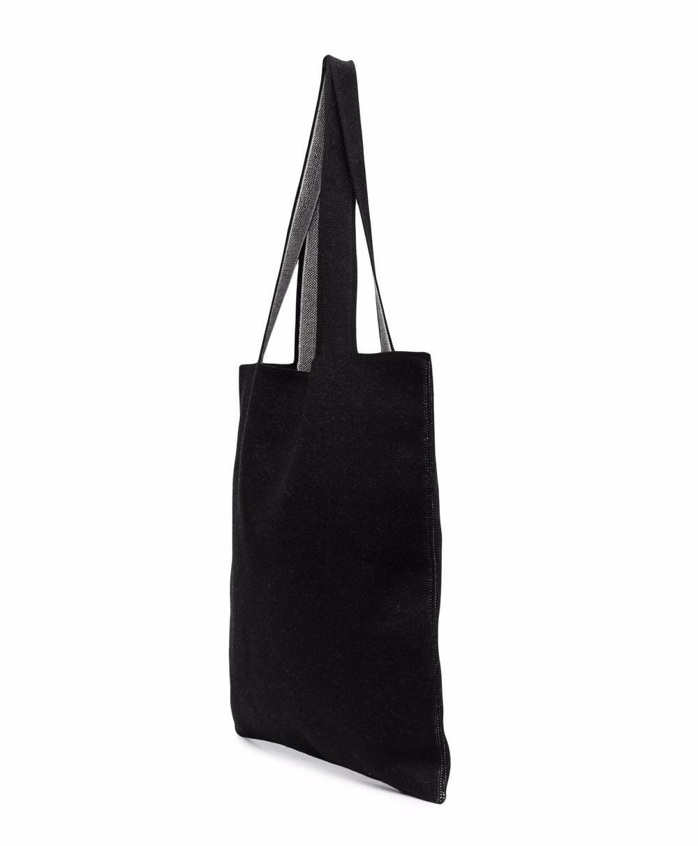 Palm Angels-OUTLET-SALE-Knit Shopper Logo Tote Bag-ARCHIVIST