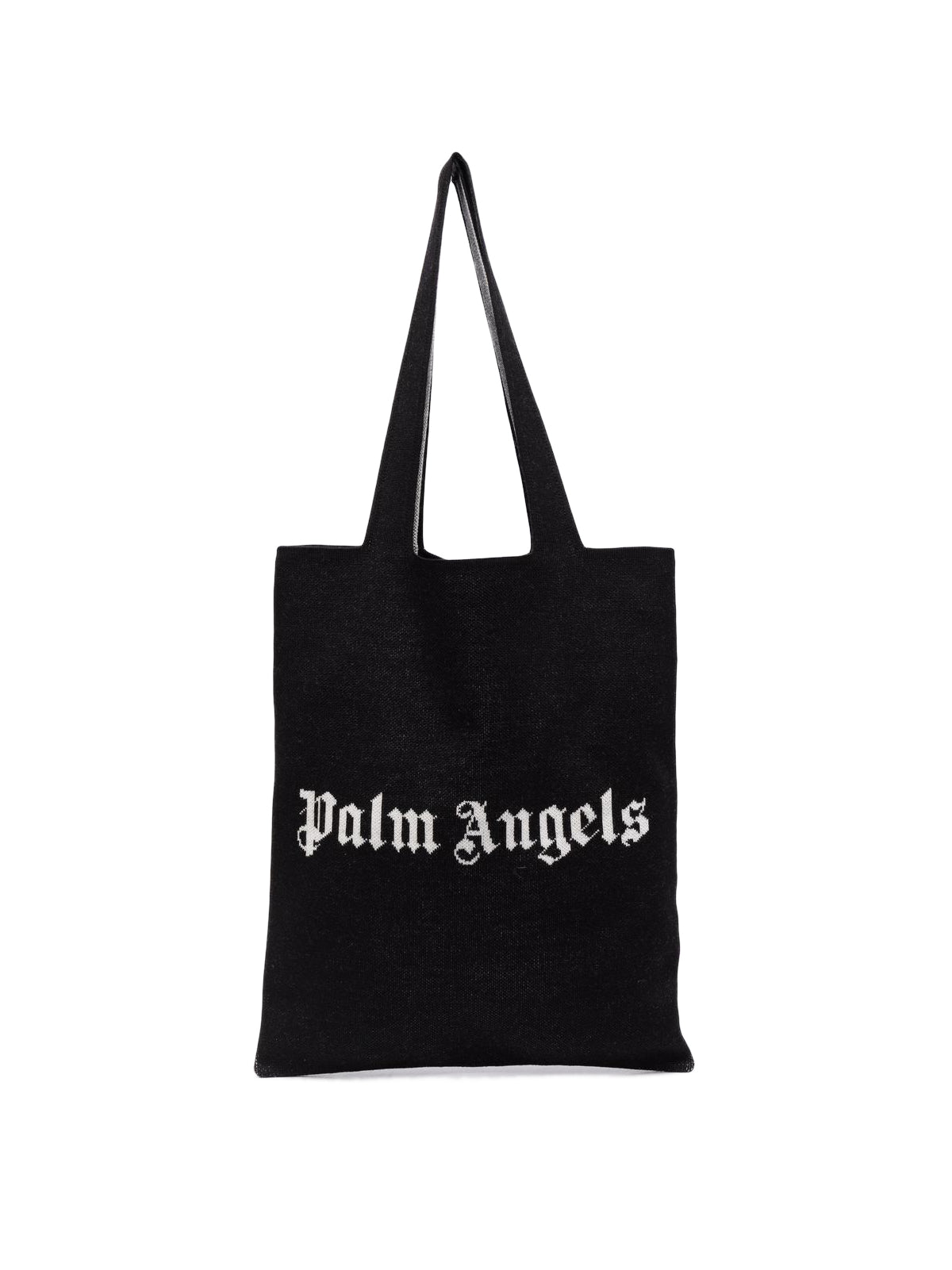 Palm Angels-OUTLET-SALE-Knit Shopper Logo Tote Bag-ARCHIVIST