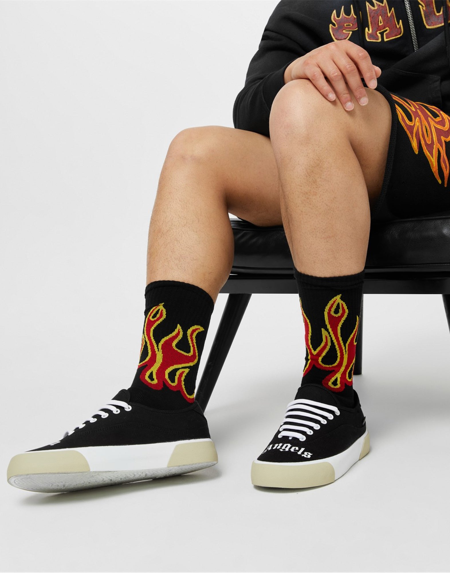 Flames Logo Socks