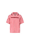 PRADA-Outlet-Sale-Prada Checked Shirt-MEN CLOTHING-RED-L-ARCHIVIST