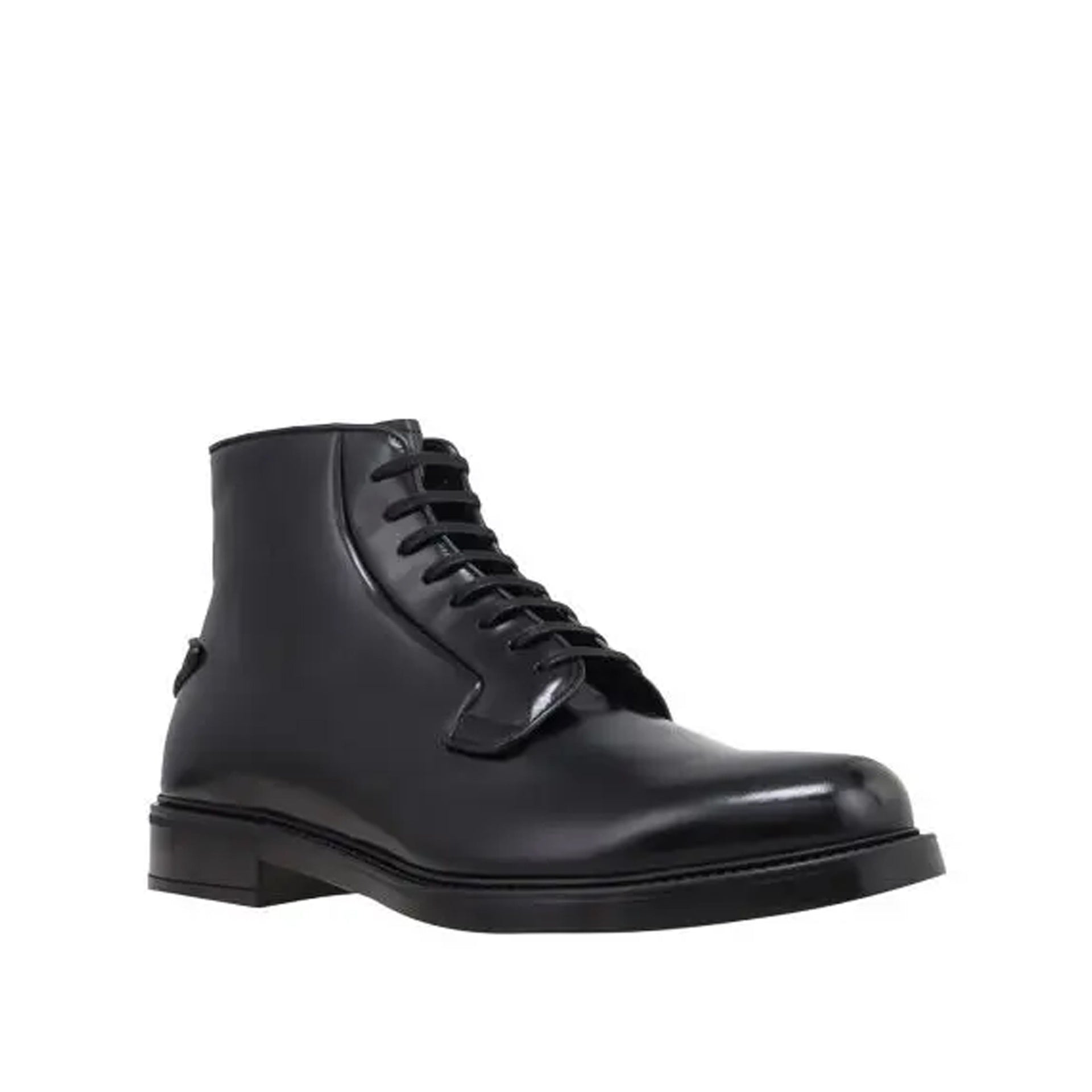 Prada Leather Lace-Up Boots
