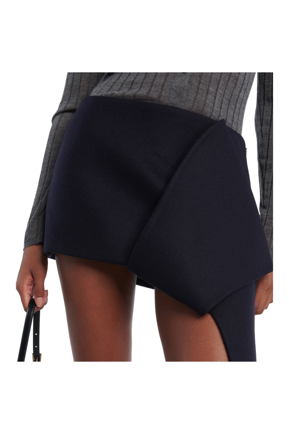 Prada Wool Mini Skirt
