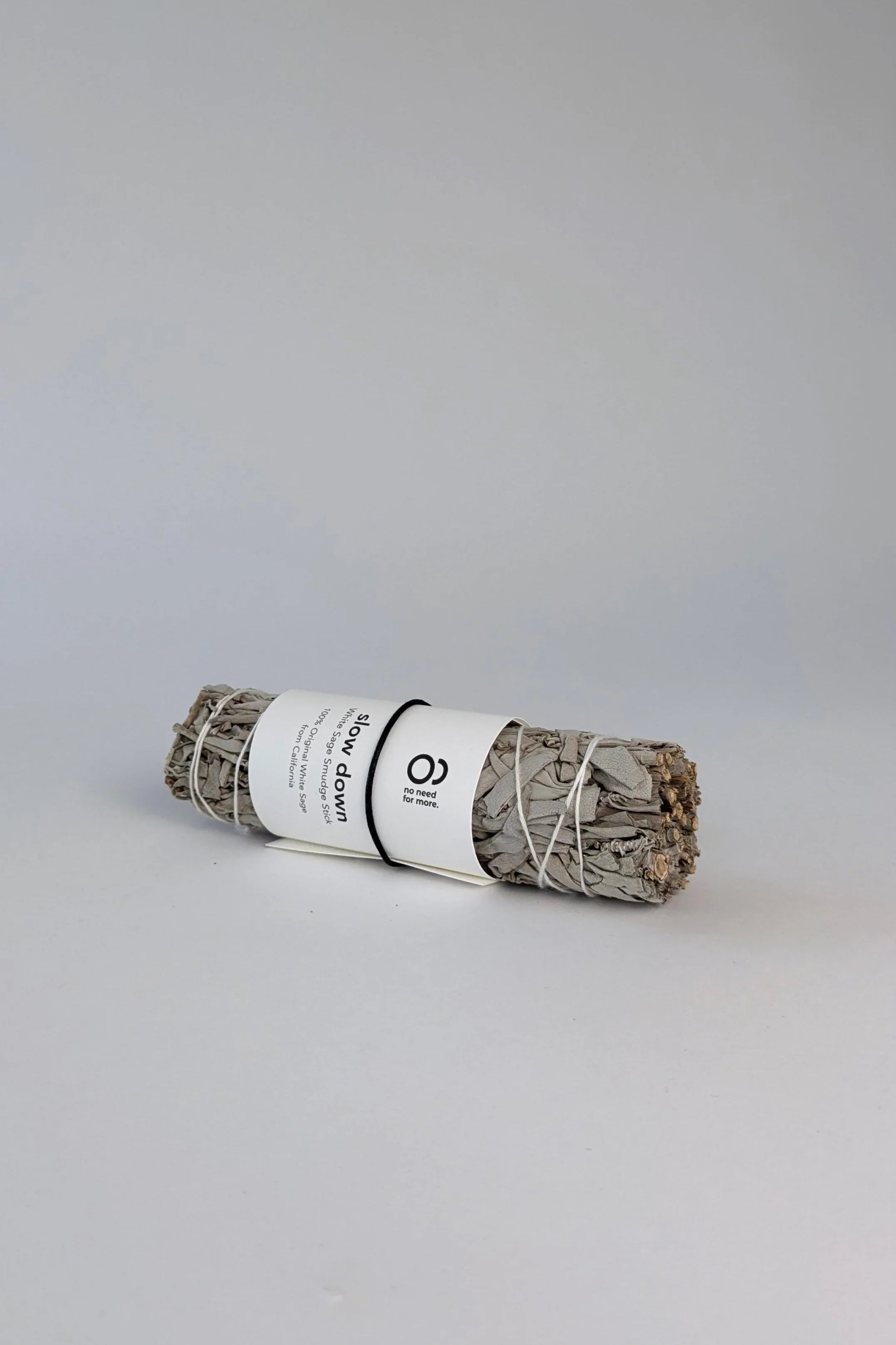 Verdancia-no need for more - Weißer Salbei - Smudge Räucherbündel - "Slow Down"-Räucherstäbchen-Black-Deal-Outlet-by-ARCHIVIST